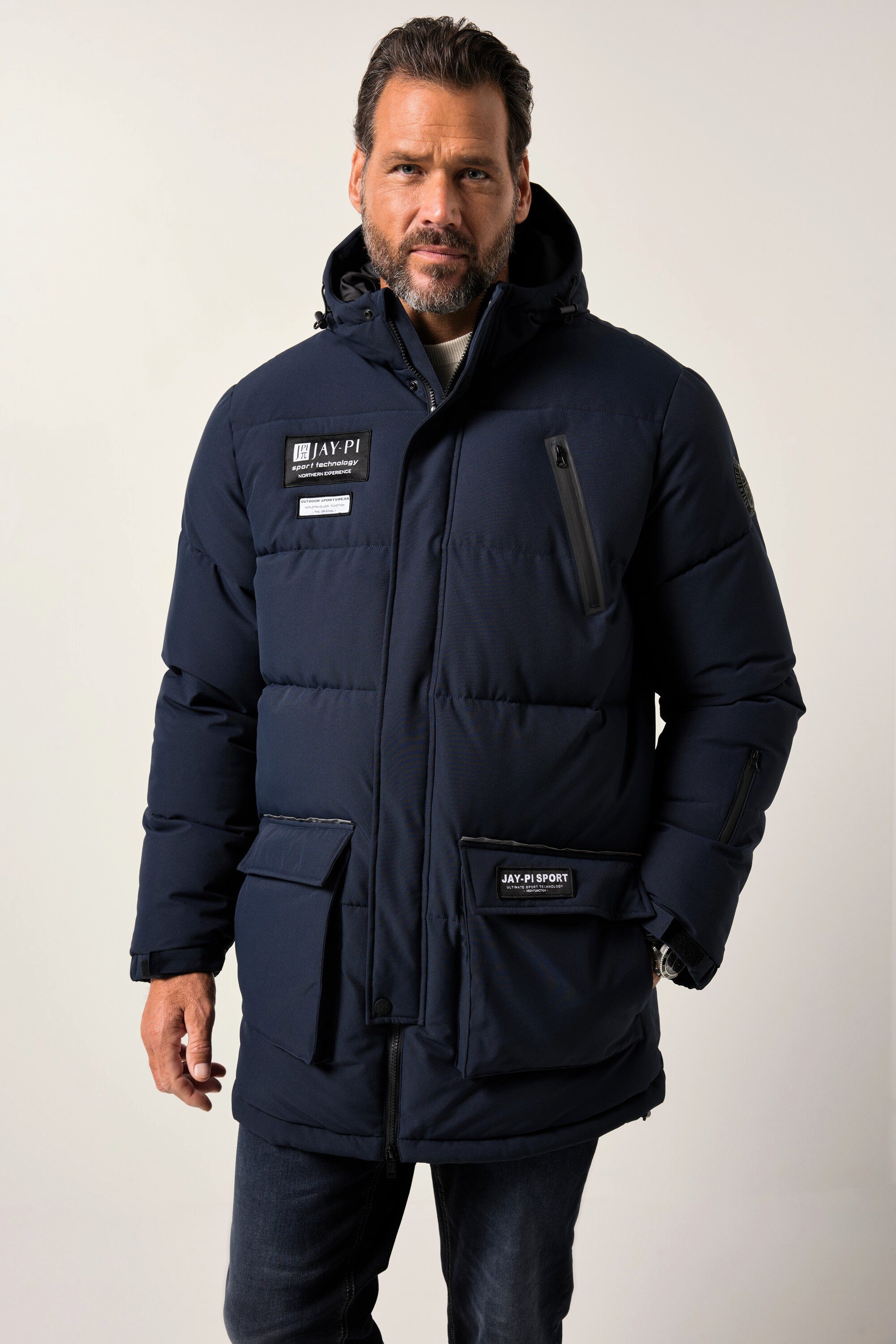 JP1880 Skijacke Parka 2fach-Funktion Kapuze