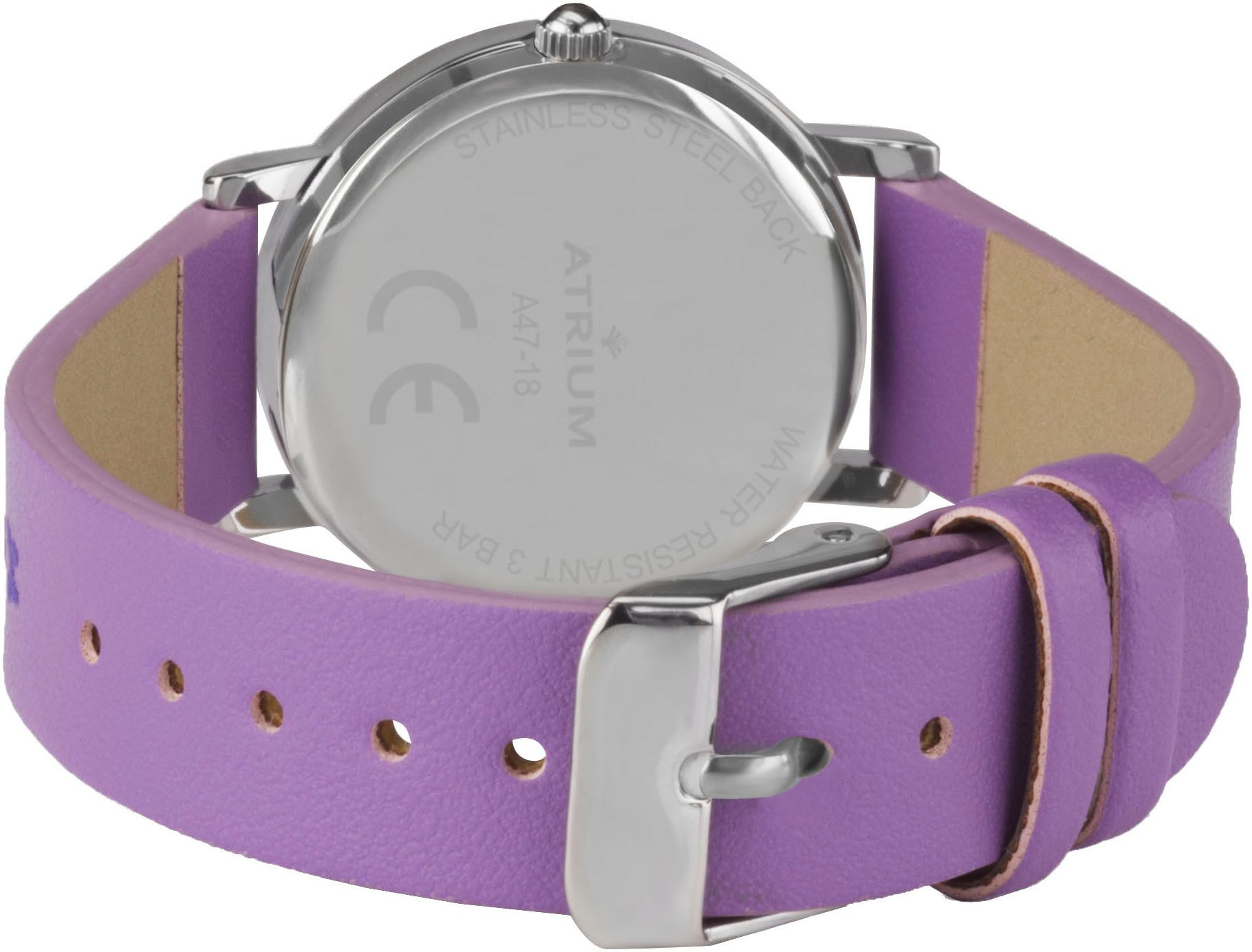Atrium Quarzuhr A47-18, Armbanduhr, Kinderuhr, Mädchenuhr, Lernuhr, Geschenkidee, Schulanfang