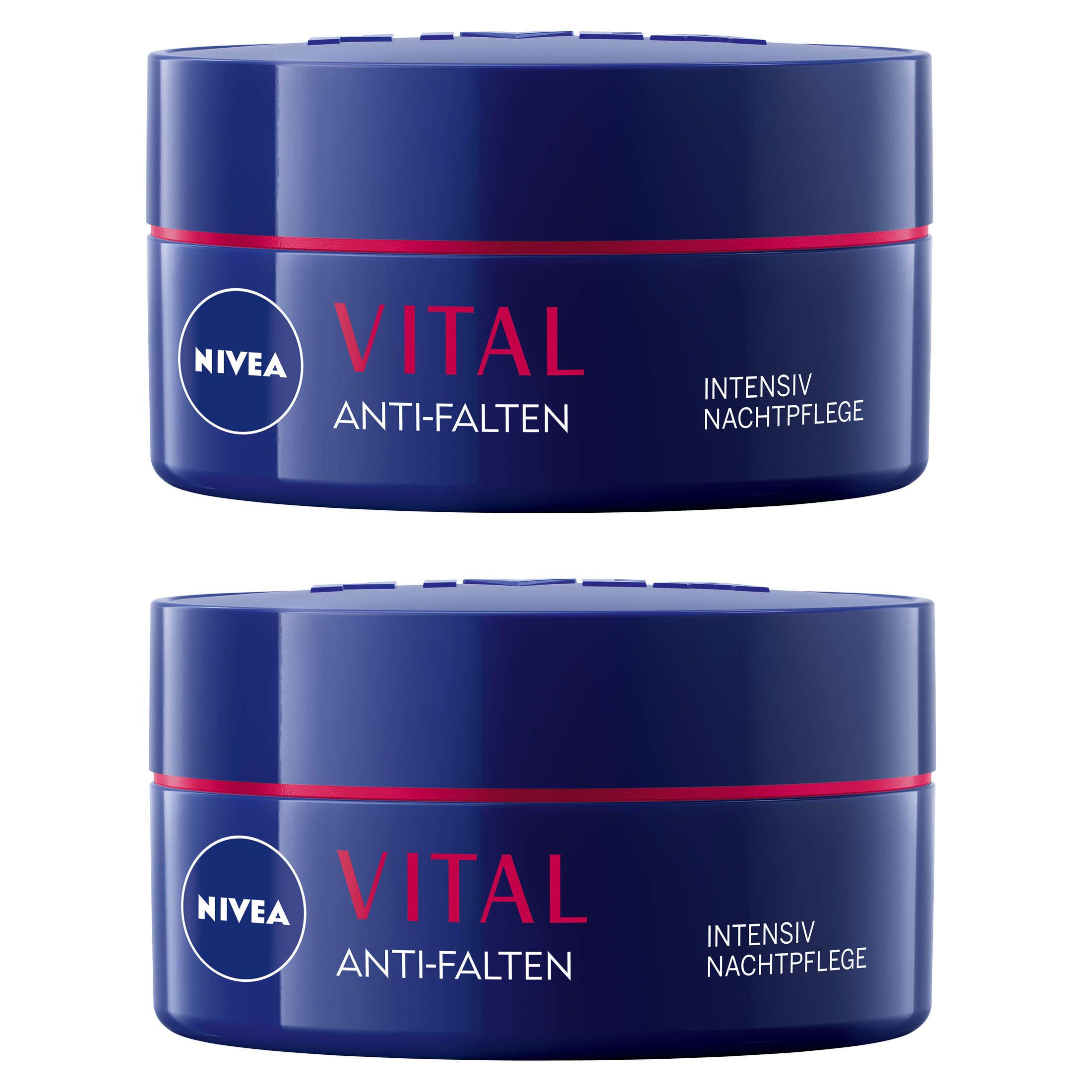 Nachtcreme VITAL Anti-Falten Intensiv reife Haut 2 x 50 ml