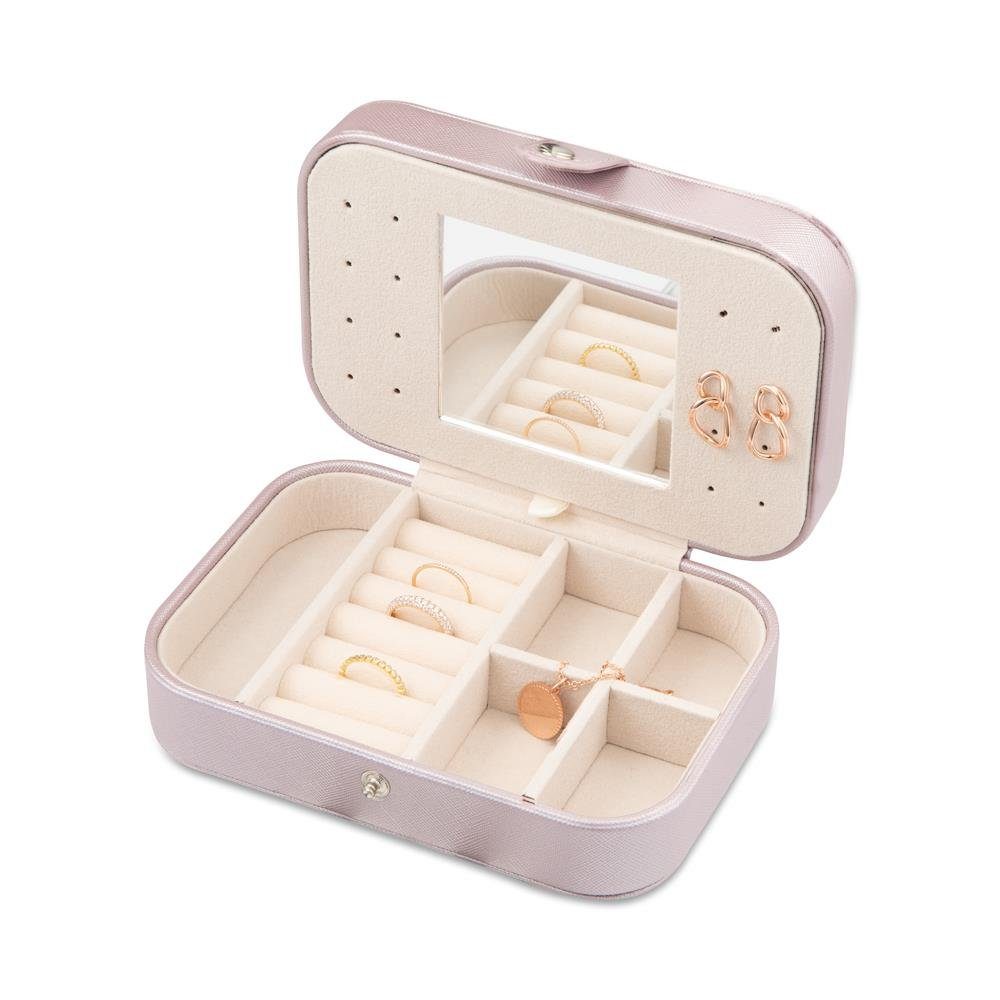 JEWLIX Schmuckkasten Aufbewahrung für Schmuck von JEWLIX aus Kunstleder, ro günstig online kaufen