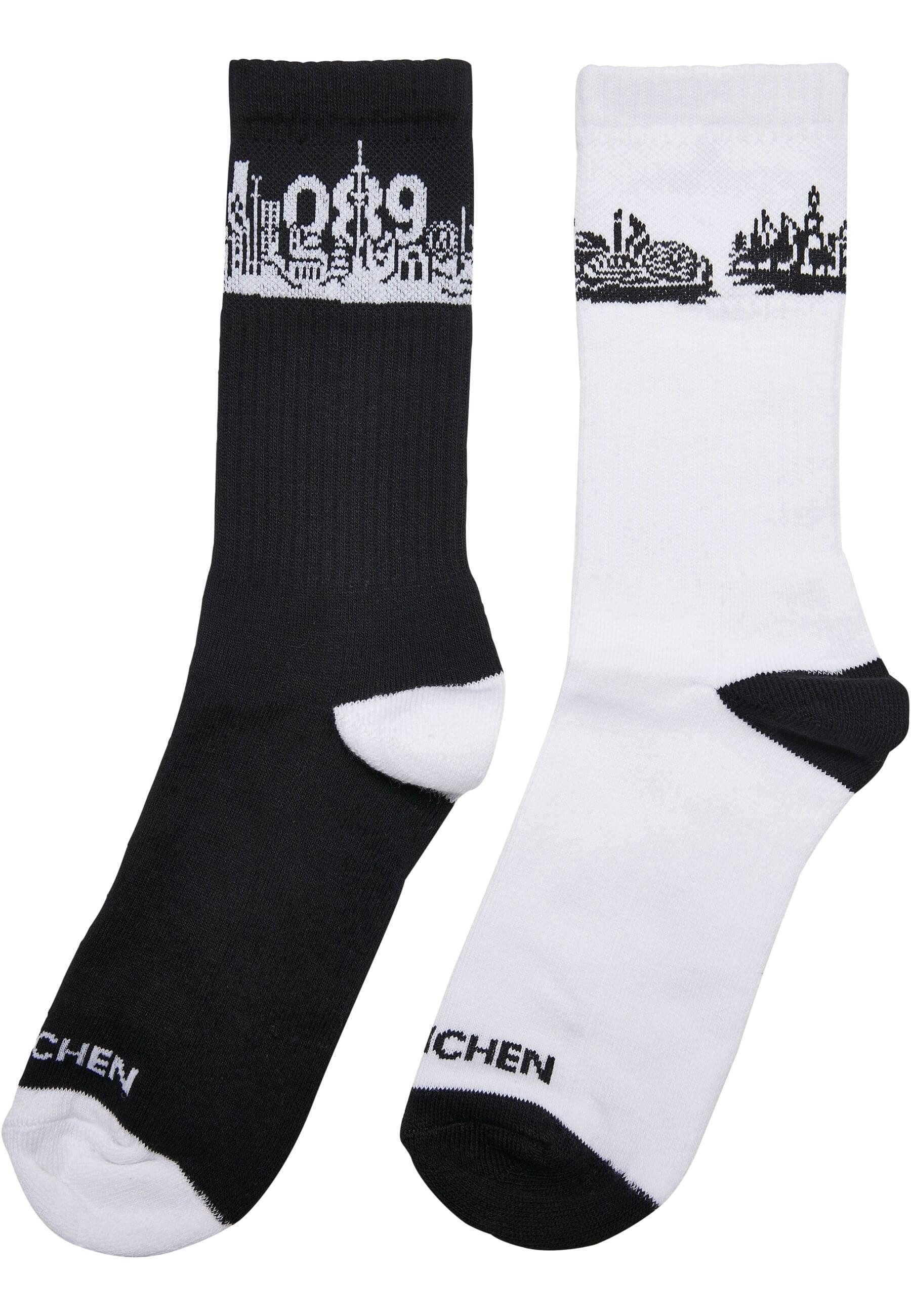 MisterTee Basicsocken MisterTee Unisex Major City 089 Socks 2-Pack (1-Paar)