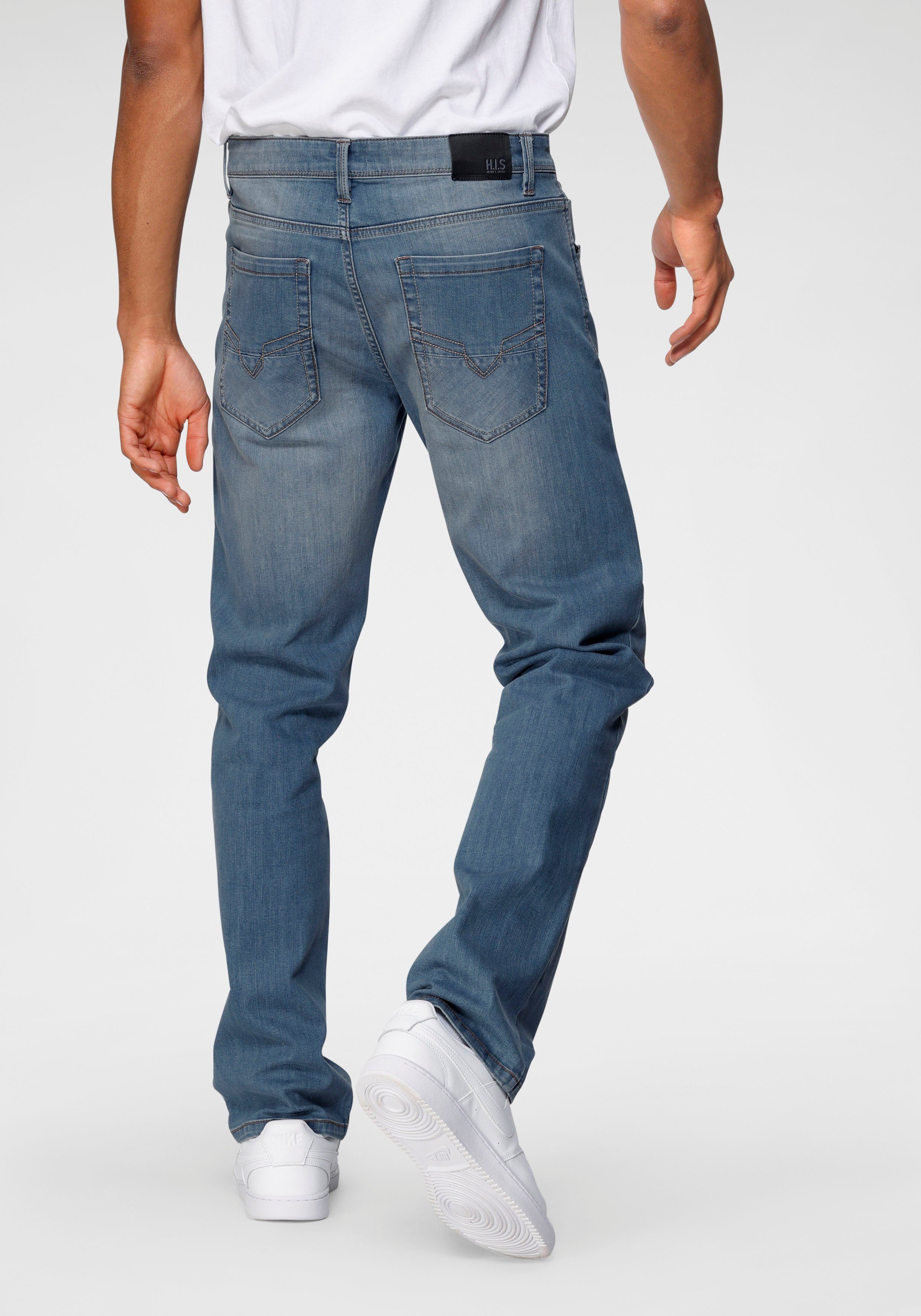 H.I.S Comfort-fit-Jeans ANTIN Ökologische, Wash durch Produktion wassersparende blue-used Ozon