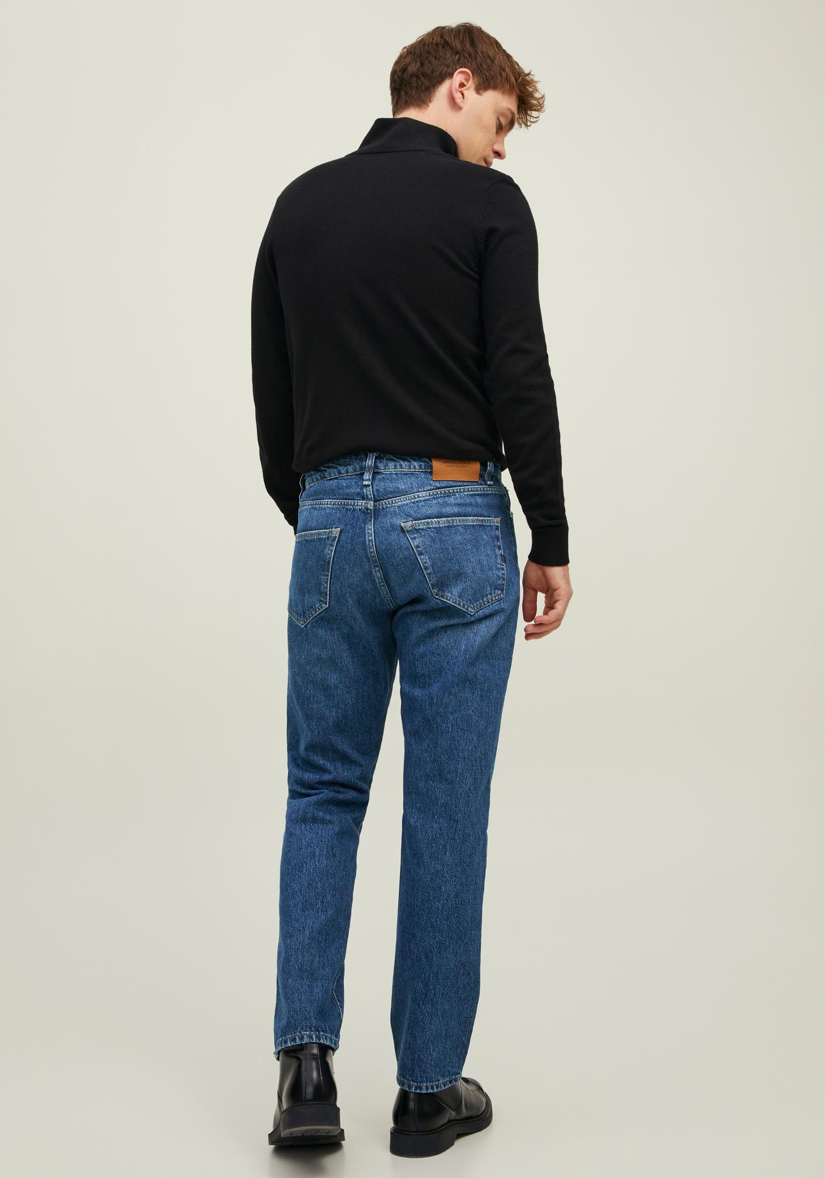 Jack & Jones Loose-fit-Jeans CHRIS denim COOPER mid-blue