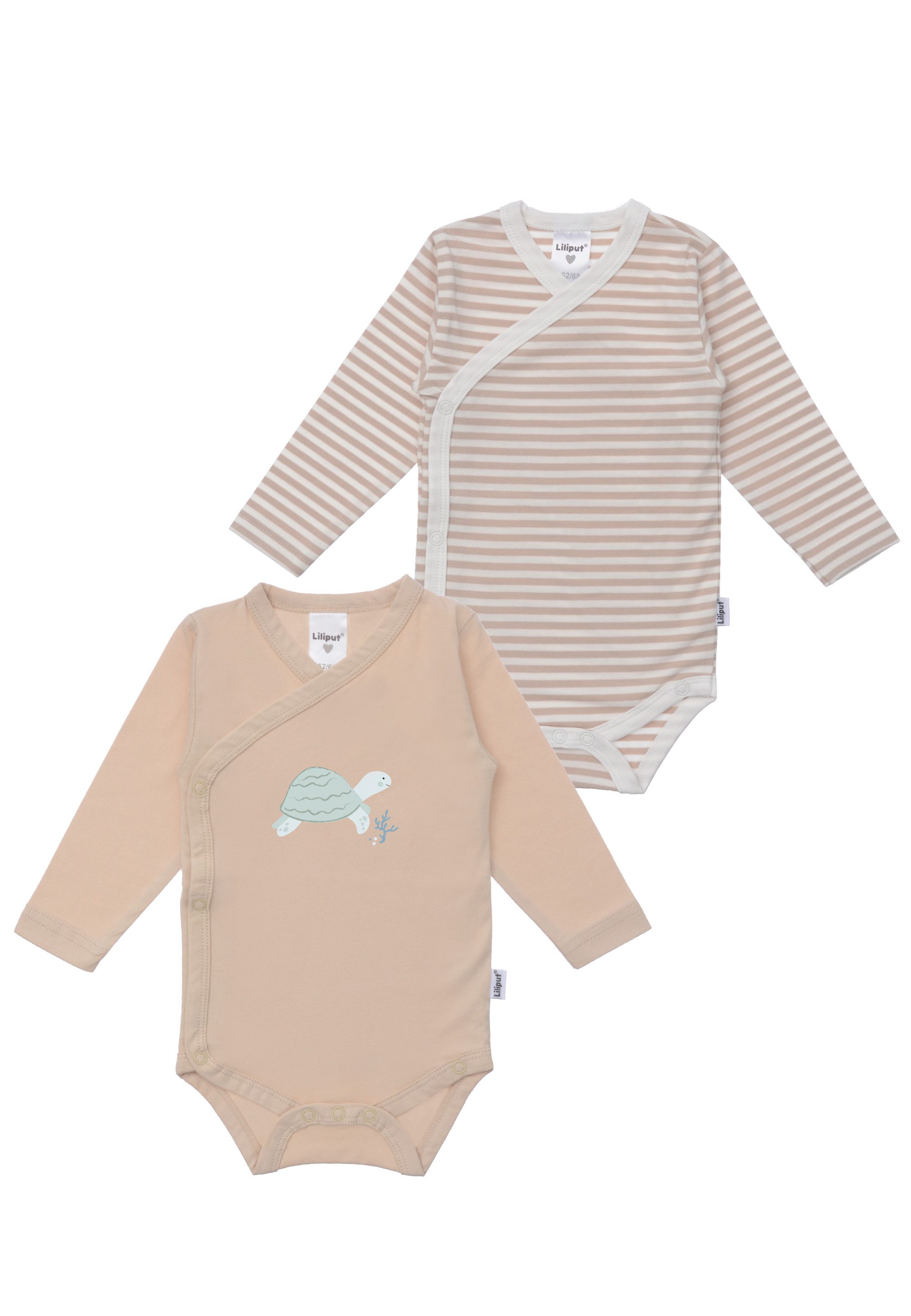 Liliput Body Schildkröte (2-tlg) 2er-Pack mit praktischen Druckknöpfen