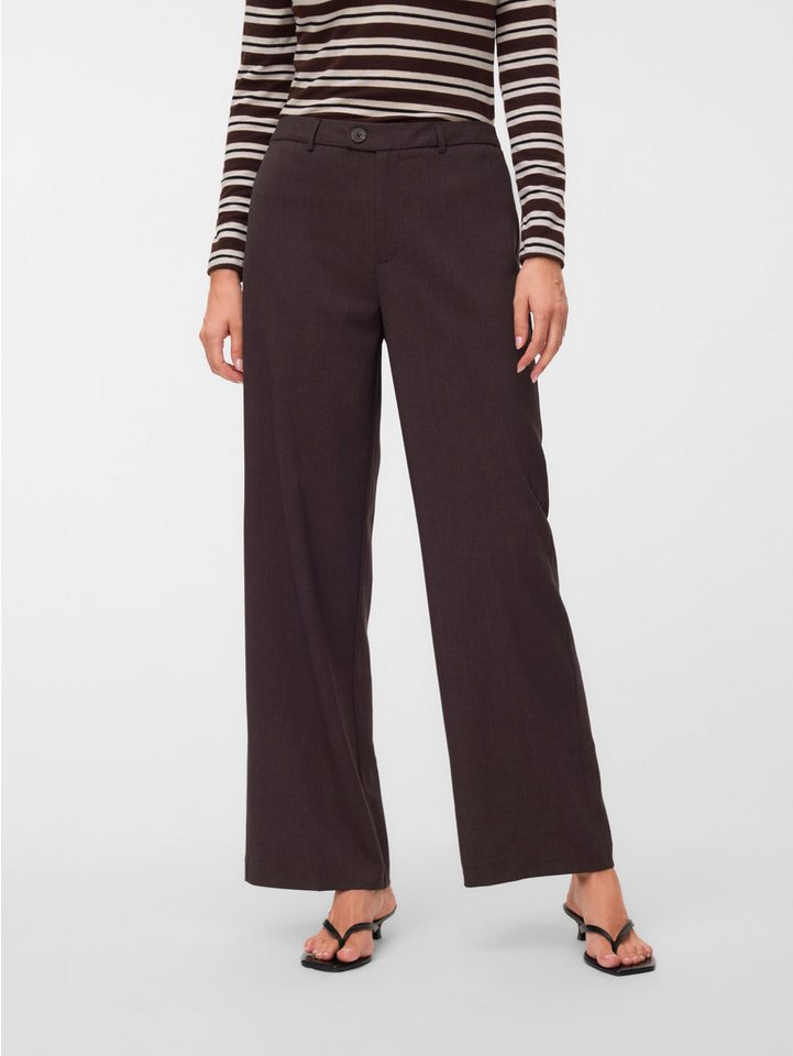 Vero Moda Anzughose VMTEXAS MW STRAIGHT PANT NOOS Materialmix