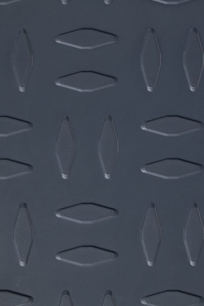 MILTEX Fußmatte Arbeitsplatzmatte Yoga Ergo Fire mit Riffelblechoberfläche 95x185cm gr