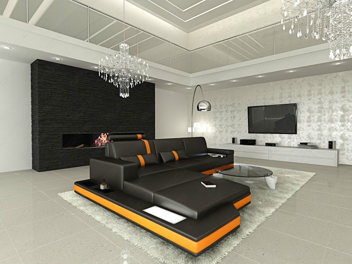 Sofa Dreams Ecksofa Messana L Form günstig online kaufen