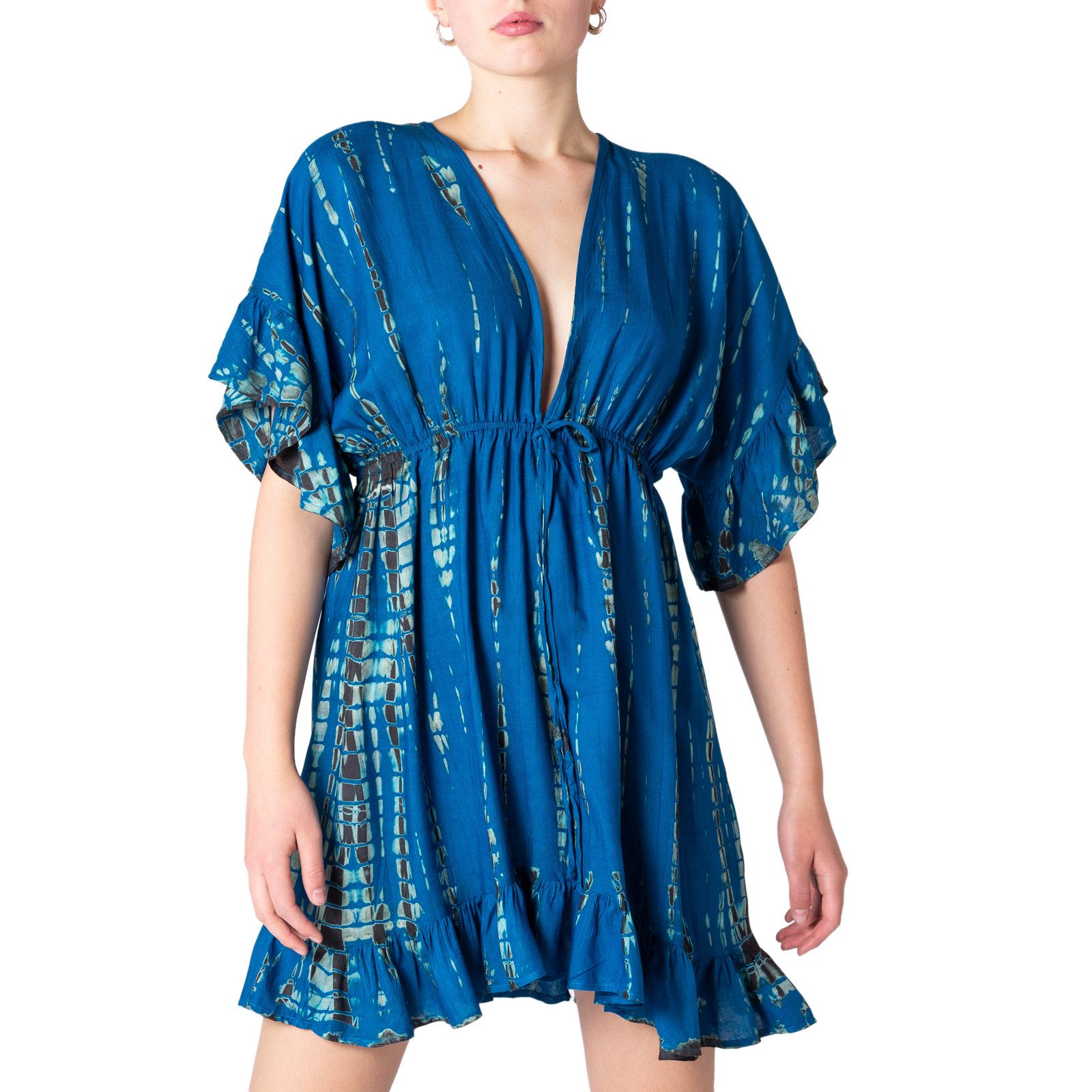 PANASIAM Tunikakleid kurzes Sommerkleid aus natürlicher günstig online kaufen