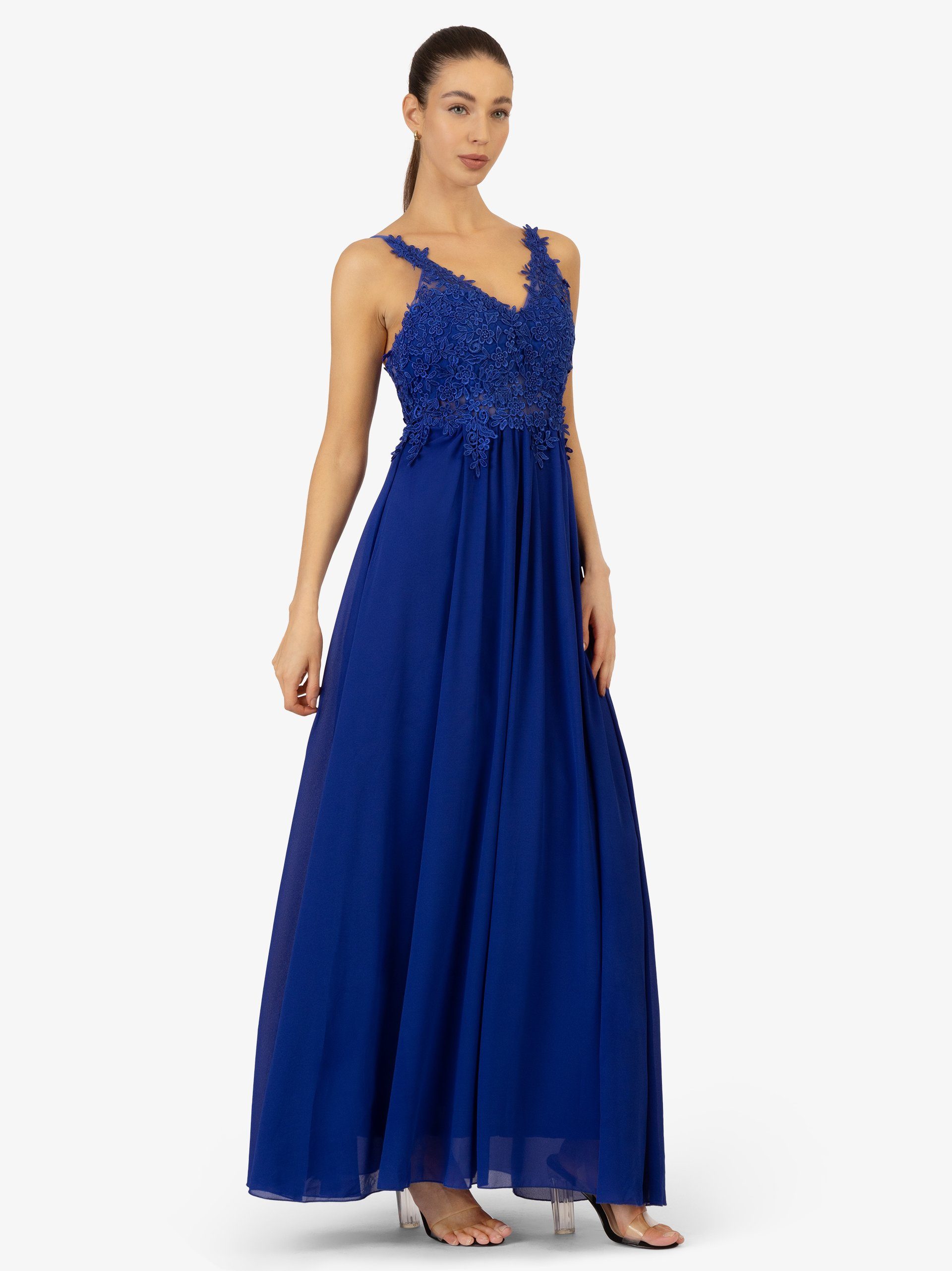 Kraimod Abendkleid aus Chiffon, Spitze und günstig online kaufen