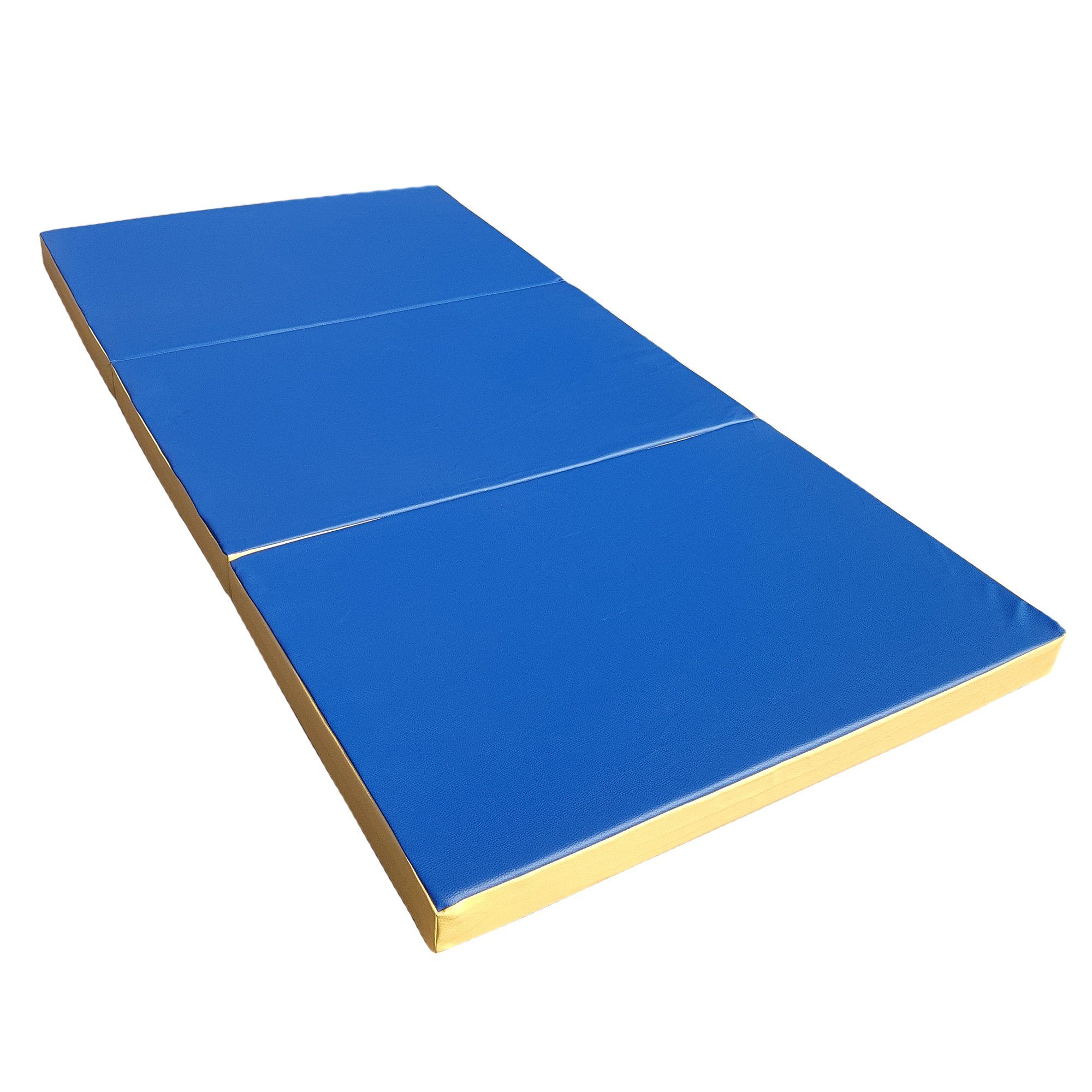 NiroSport Weichbodenmatte Turnmatte Gymnastikmatte 210 x 100 x 8 cm klappmatte Schutzmatte (einzeln, 1er-Pack), abwaschbar, robust