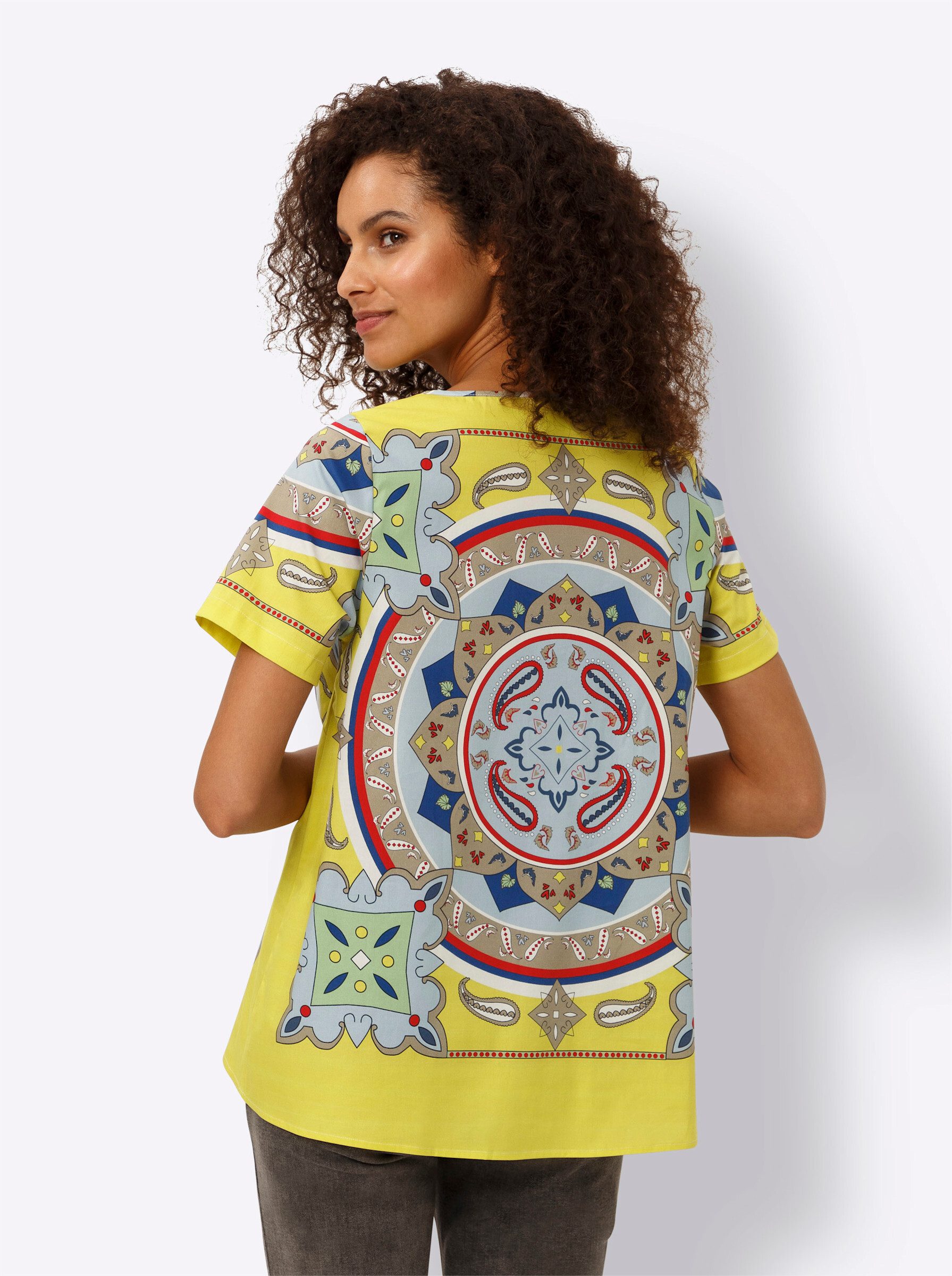 heine Klassische Bluse Druckbluse günstig online kaufen