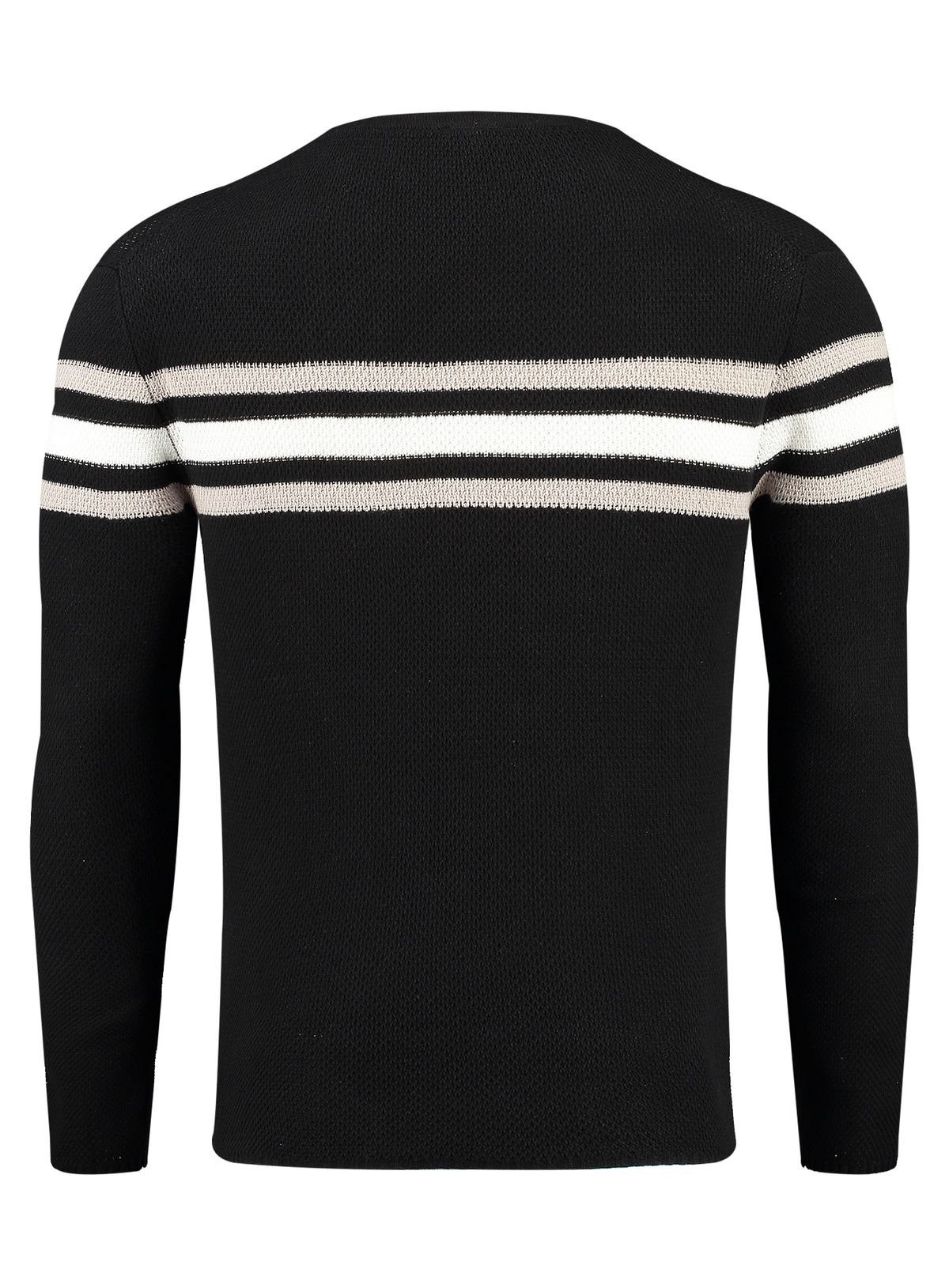 Key Largo Strickpullover Booking für Herren kontrast Look gestreift MST0011 günstig online kaufen