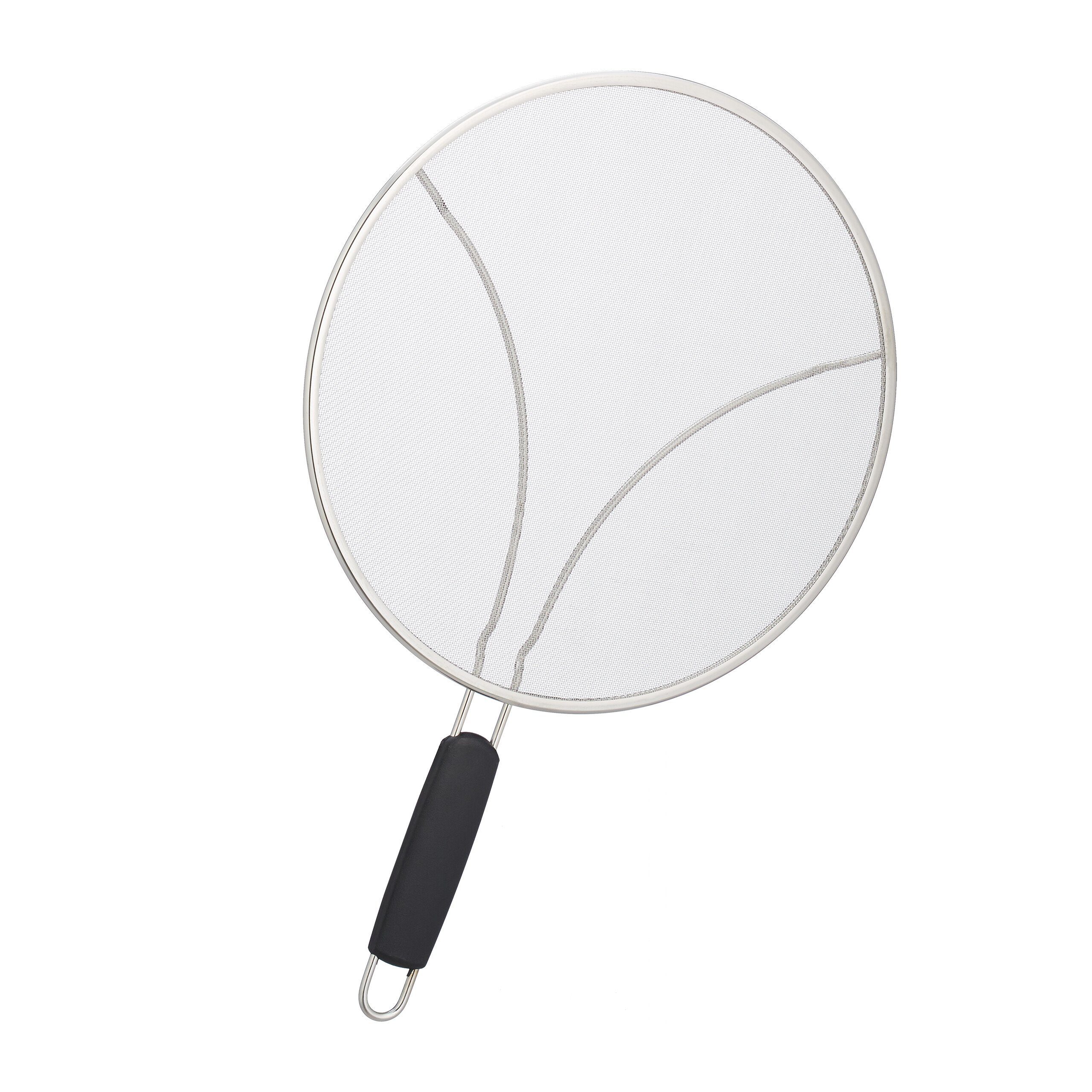 relaxdays Spritzschutzdeckel Spritzschutz für Pfannen 29 cm