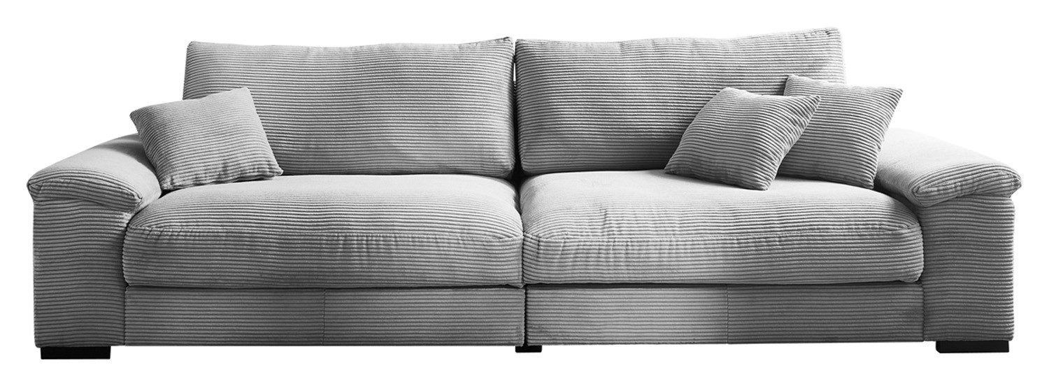 Iwaniccy Big-Sofa MERLIN, Grau, Cordbezug, inkl. günstig online kaufen