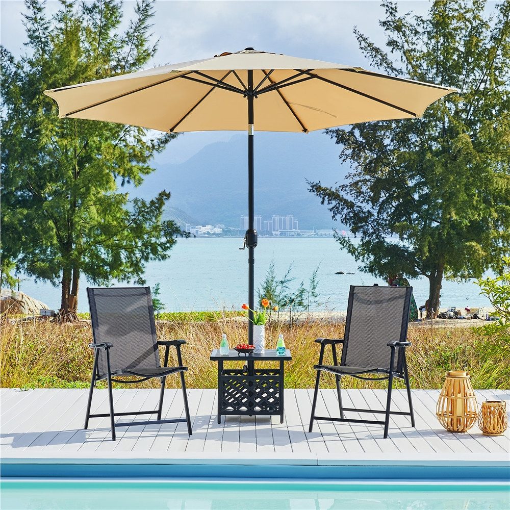 Yaheetech Klappstuhl, 2er Set Gartenstühle mit günstig online kaufen