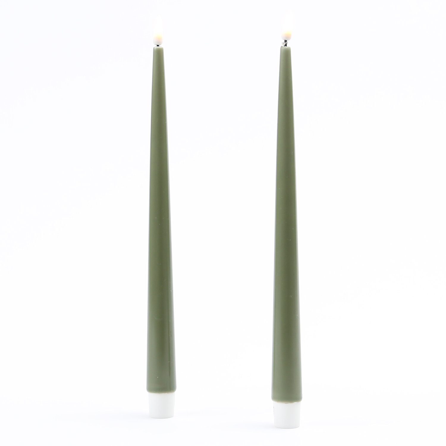 Deluxe Homeart LED-Kerze LED Stabkerzen ELLA Deluxe Tafelkerze flackernd H: günstig online kaufen