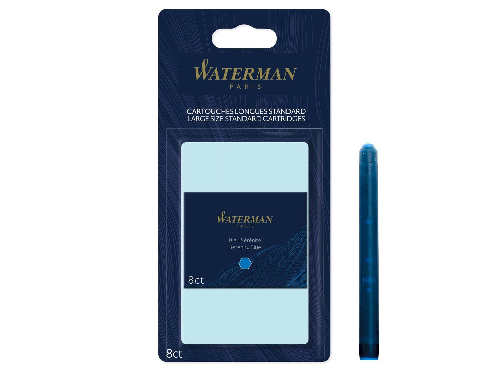 Waterman WATERMAN Standard Tintenpatrone Standard Serenity Blue (alt: Tintenpatrone