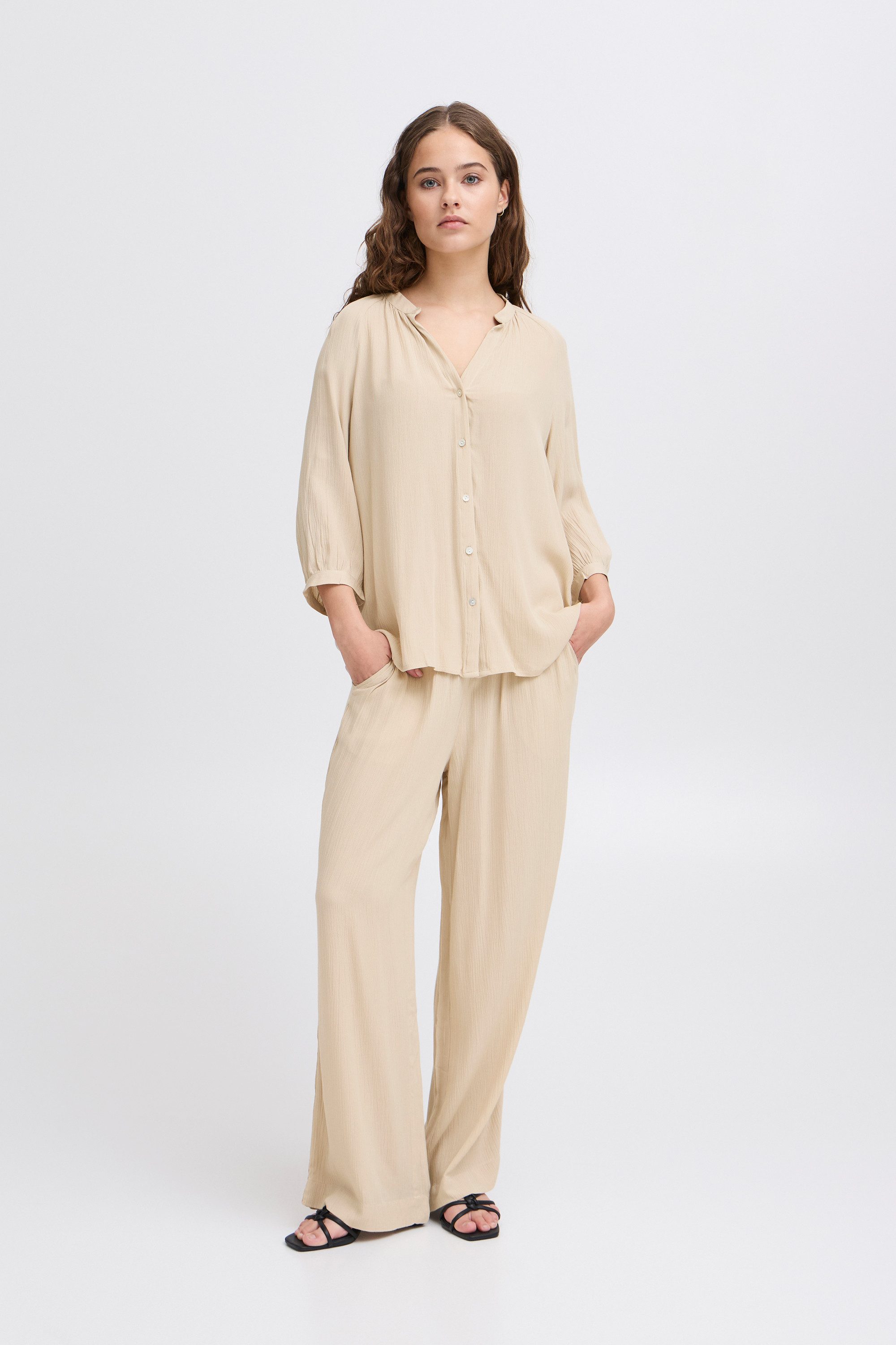 ICHI Stoffhose Casual Hose IHMARRAKECH