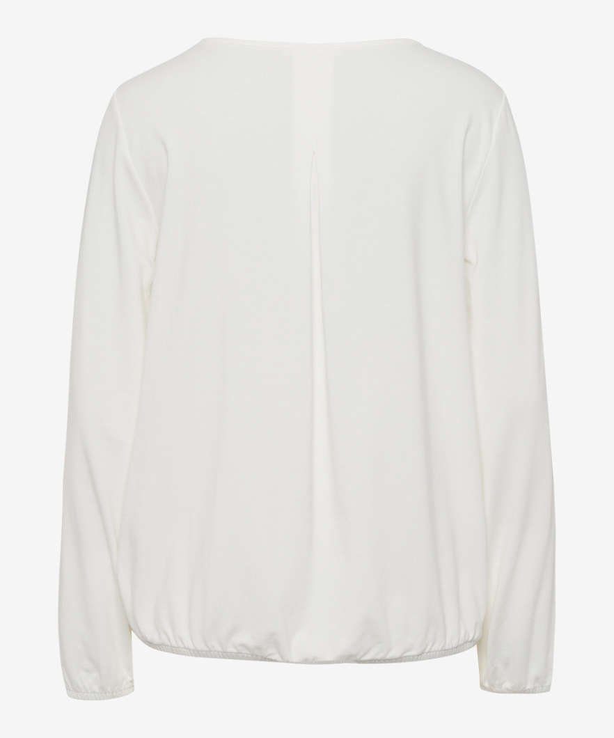 Brax weiß Style CARLA Langarmshirt
