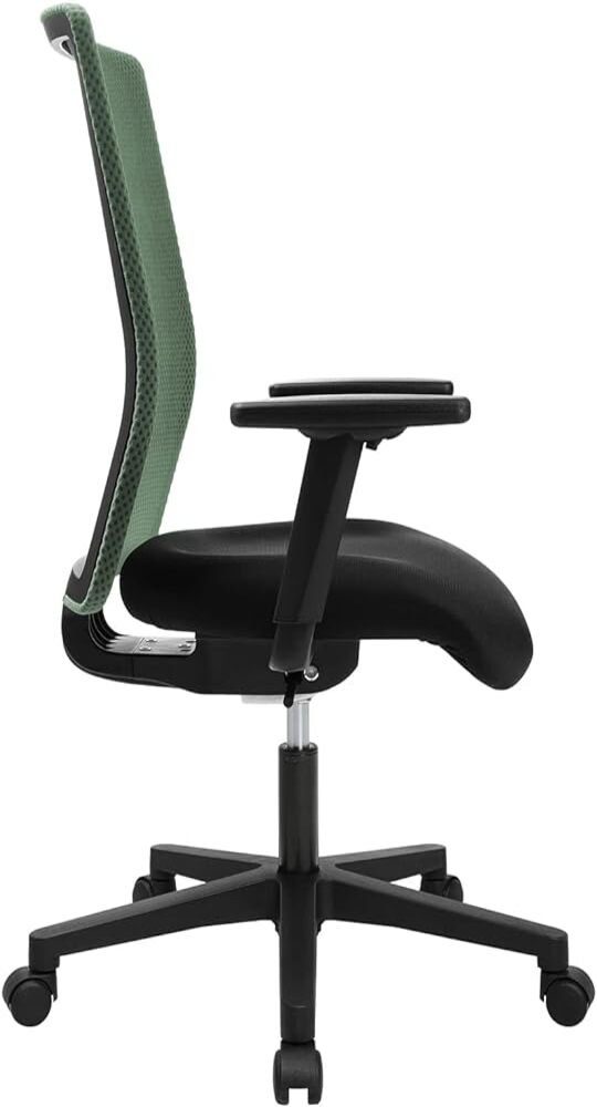 Armlehne - inkl. Point verstellbarem Schreibtischstuhl TOPSTAR Bürostuhl Free TW1 N mit Sitz), ergonomisch: Netz (Bürostuhl