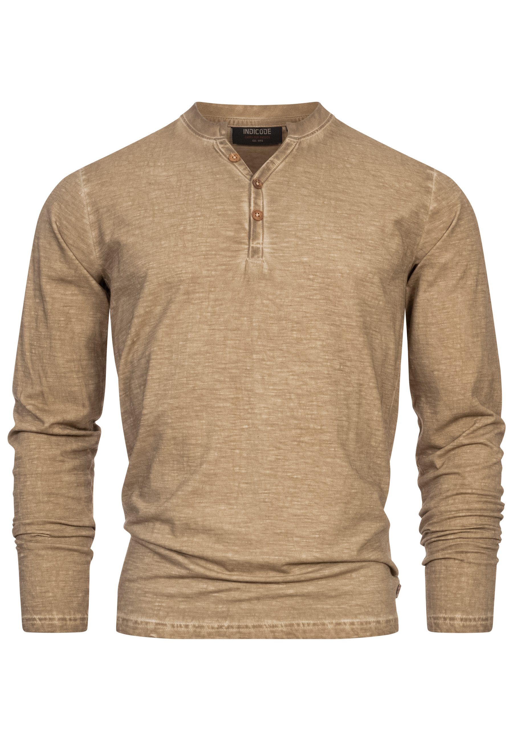 Indicode Langarmshirt INKilsone lässiges Longsleeve mit günstig online kaufen