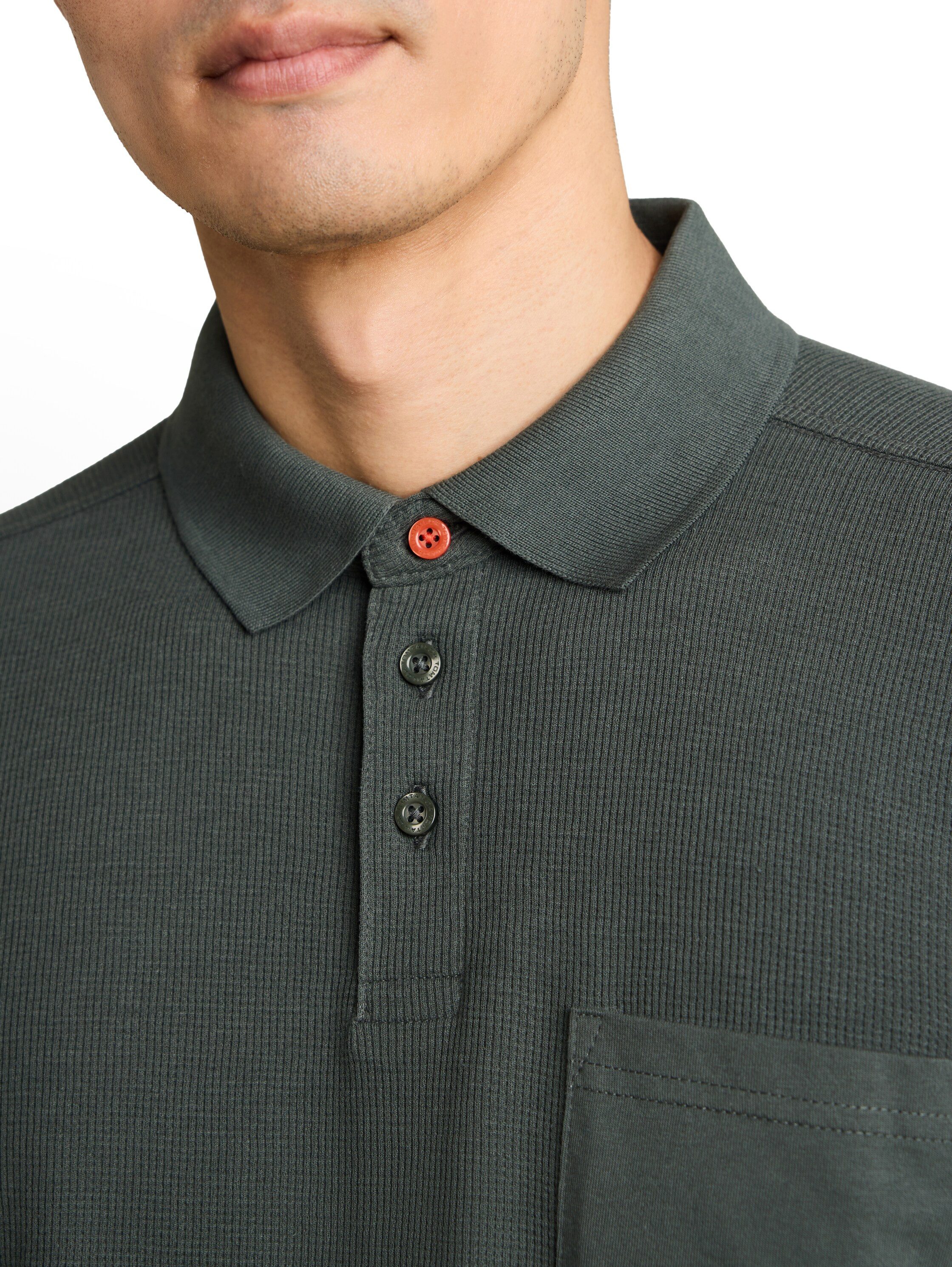 TOM TAILOR Poloshirt Sommer-Poloshirt mit Knopfleiste – Bild 2 von 5
