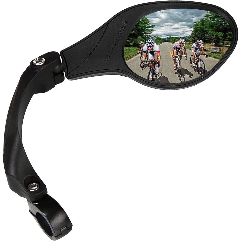 GelldG Spiegel Fahrradspiegel Einstellbar Fahrrad Spiegel für Lenker  21-26mm (1-St)