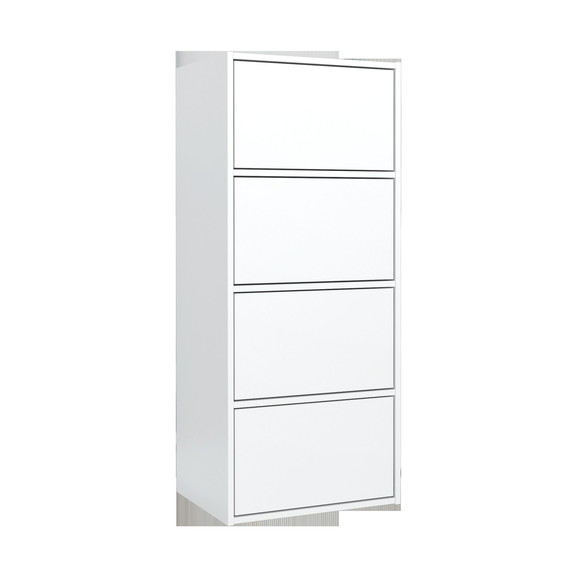 Raumhirsch Furniture Schuhschrank Flurschrank, Schuhregal, Schuhkipper, Schuhkommode (Maße: 120 x 39 x 50 cm (großzügiger Stauraum, vielseitig einsetzbar) Zeitloses Design, einfache Montage, ideal für Schuhe und Accessoires