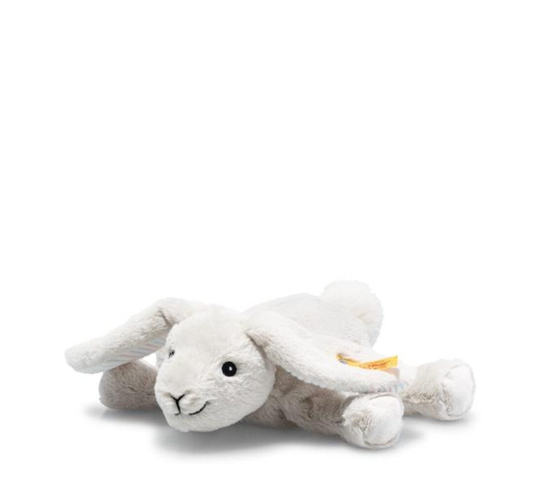 Steiff Kuscheltier Steiff Hase Hoppel 20 cm liegend hellgrau Floppy 242694