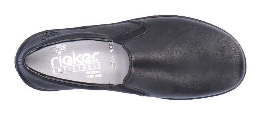 Rieker Slipper Alltagsschuh, Schlupfschuh, Freizeitschuh mit beidseitigem Stretch