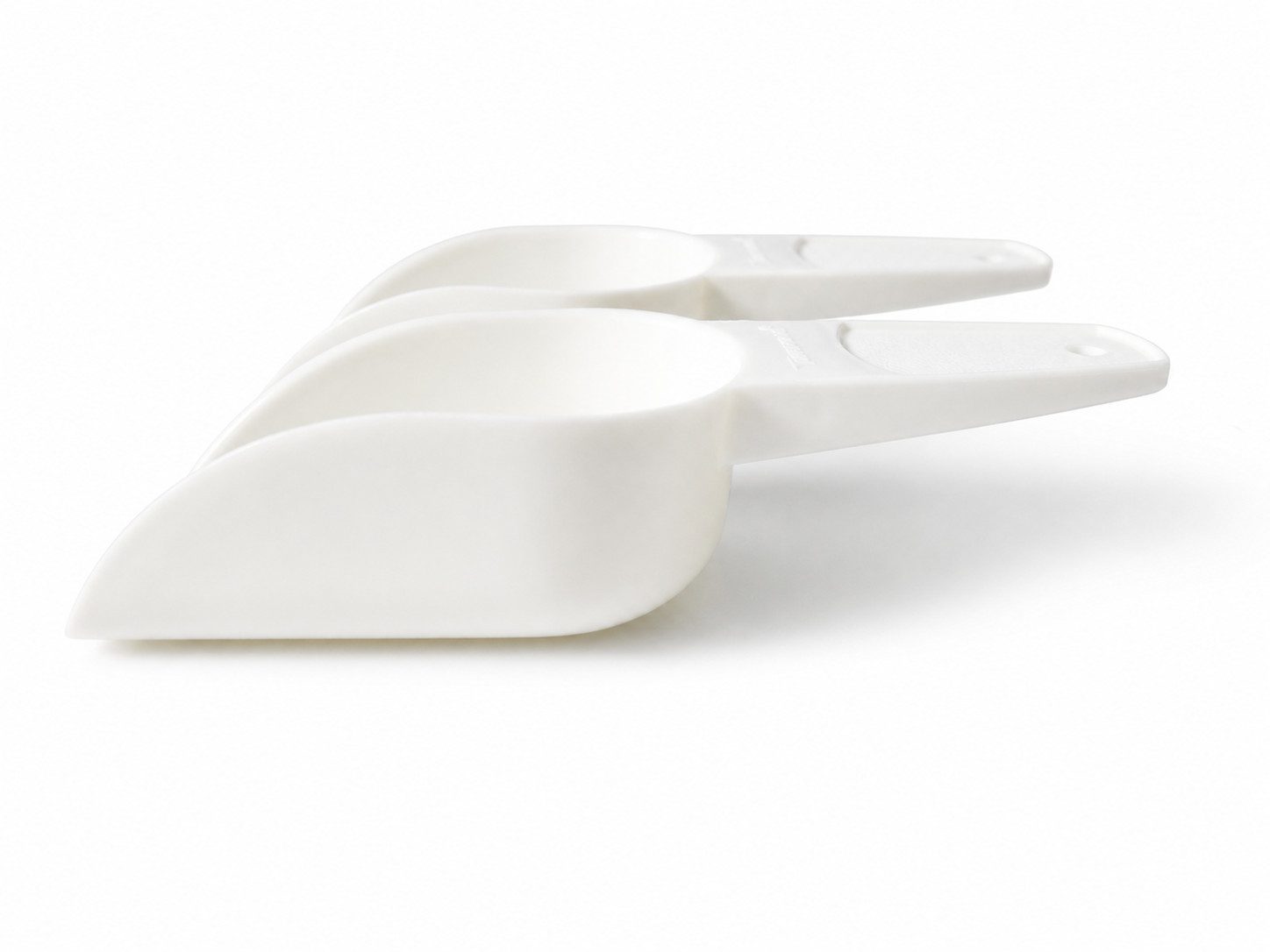 TUPPERWARE Backschaufeln Mehlschaufel (2) weiß Mehl Zucker Backen