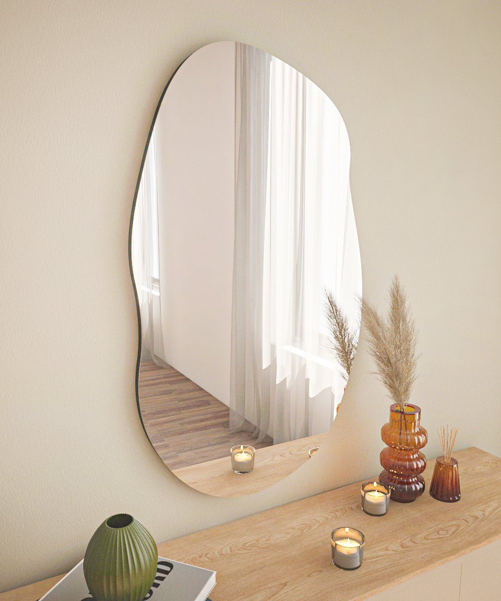 moebel17 Spiegel Spiegel Losa 52x89cm (Einzelmöbel, 1-St., Rahmenloser Wand günstig online kaufen