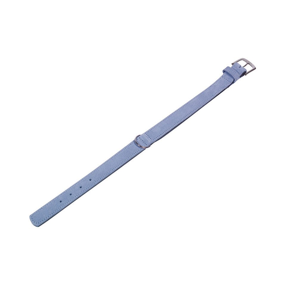 Nobby Hunde-Halsband Halsband Velours hellblau (Sky)