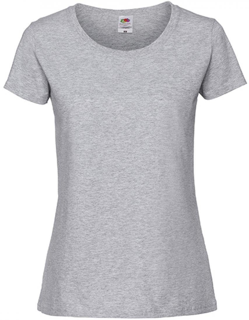 Fruit of the Loom Rundhalsshirt Damen T-Shirt Ringspun Premium T Lady-fit