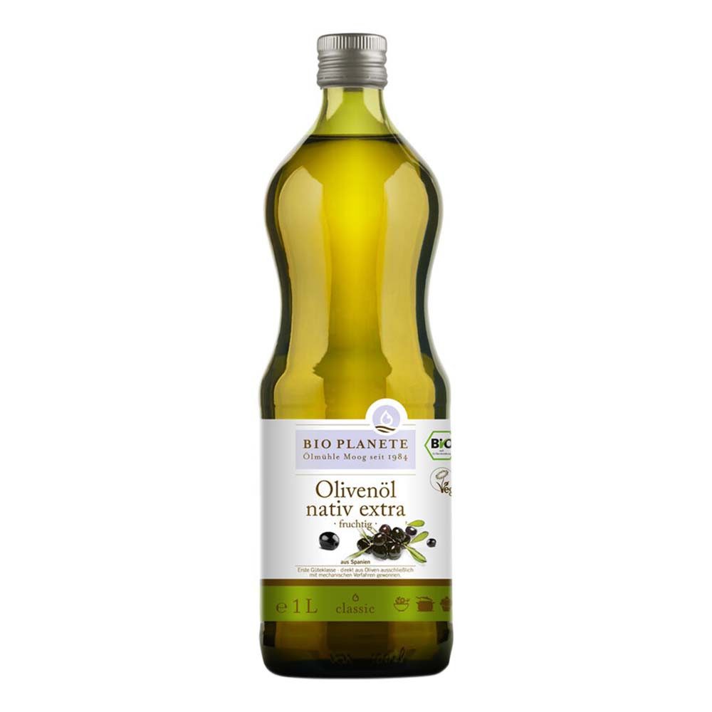 Bio Planete Speiseöl Olivenöl nativ extra fruchtig 1L 2er Pack