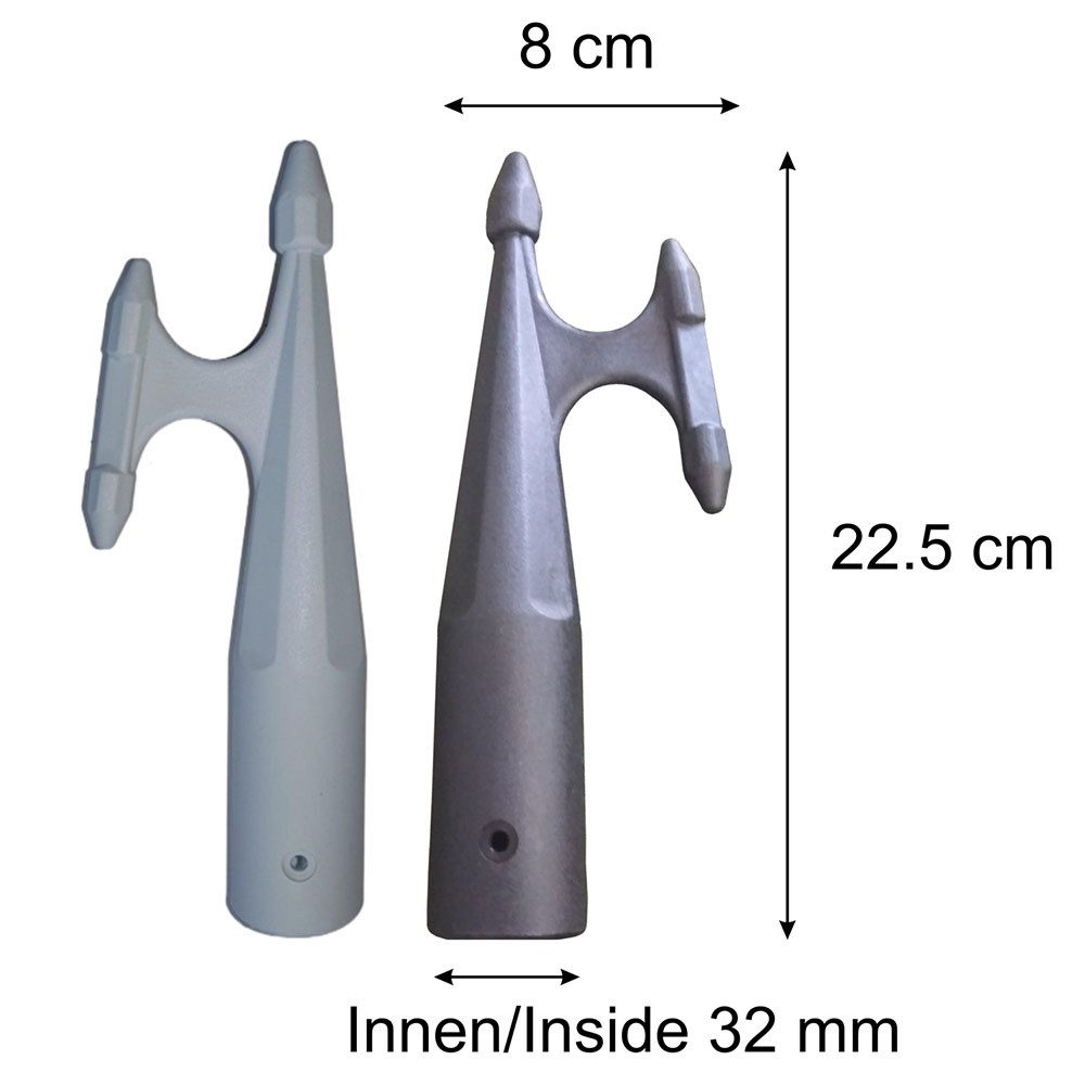 SEEBÄR Paddelgriff Schlauchbootpaddel, Verschiedene Modelle (Plugin, Außen, Kanu, Gaff)