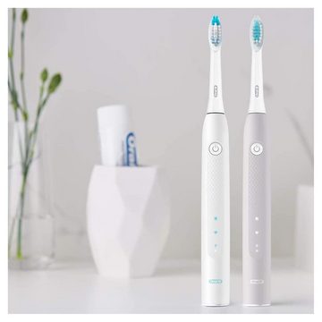Oral-B Schallzahnbürste Pulsonic Slim Clean 2900 - Elektrische Zahnbürste - weiß/grau