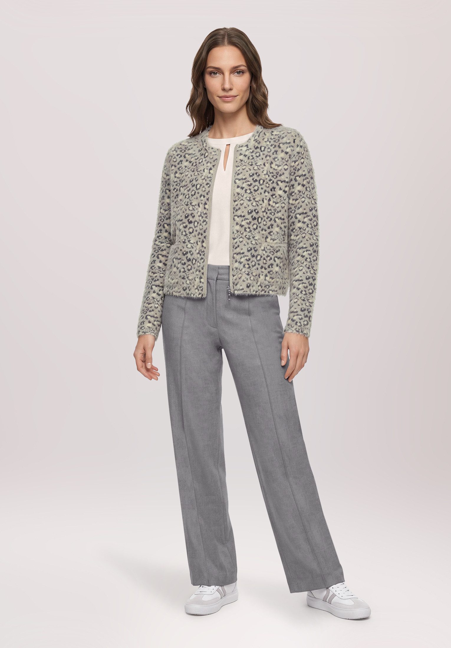 Betty Barclay Kurzarmshirt Damen mit Patches (1-tlg)