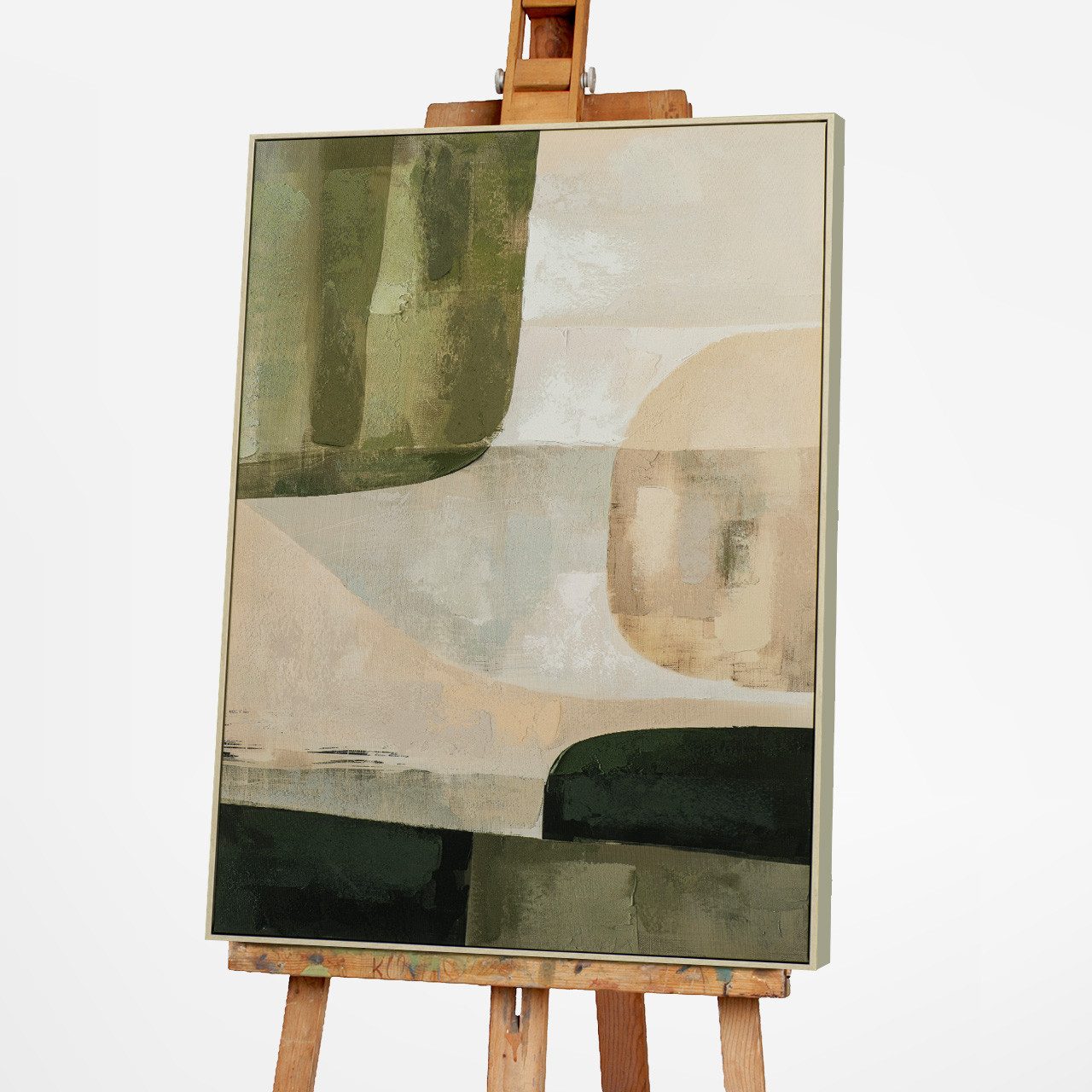 ArtUniverse Gemälde Green Nature 80x120 cm, Grüne Natur