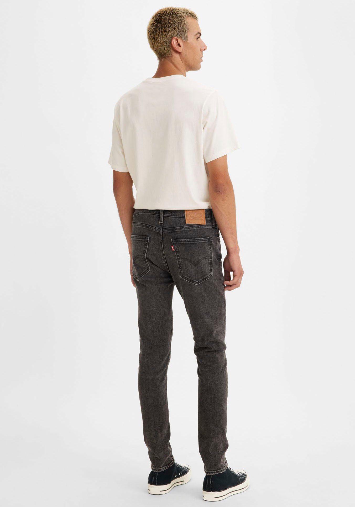 SKINNY Levi's® TAPER schwarz Skinny-fit-Jeans