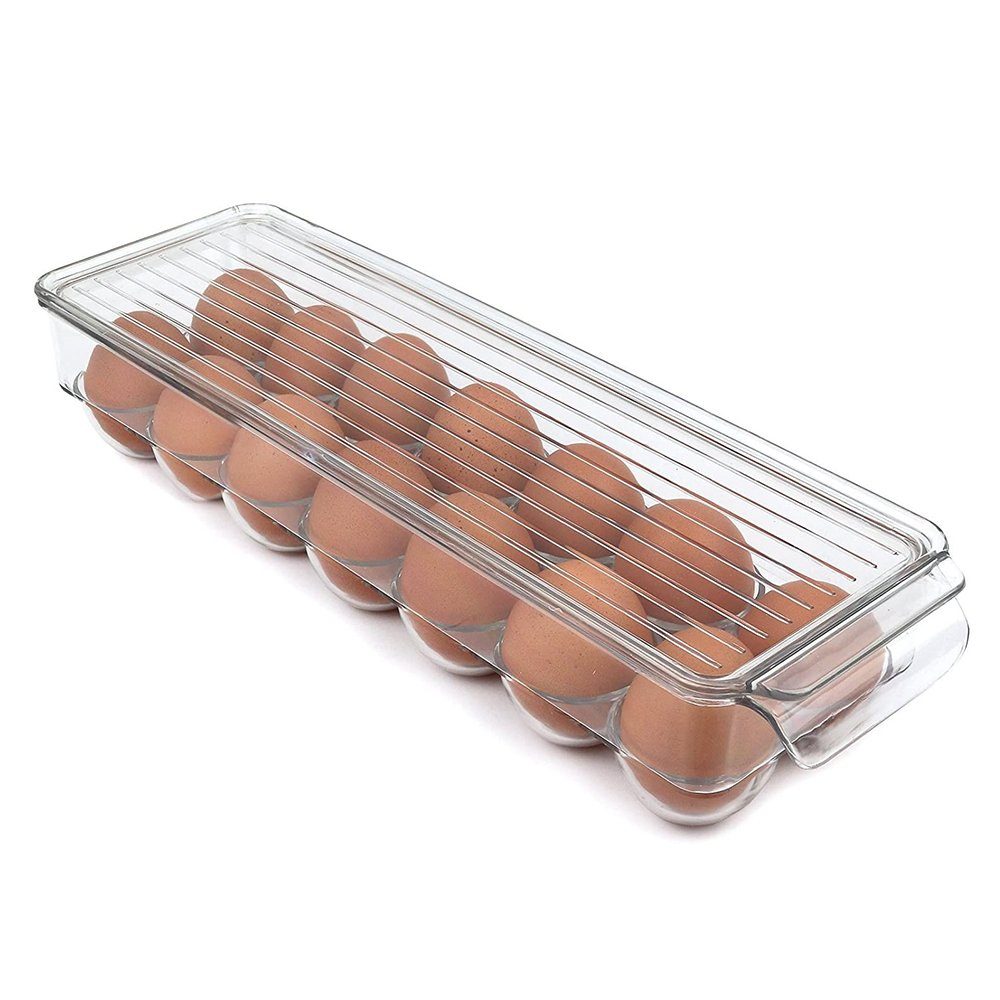 Jormftte Eierbecher Eierbox,Eierbehälter Kunststoff transparent