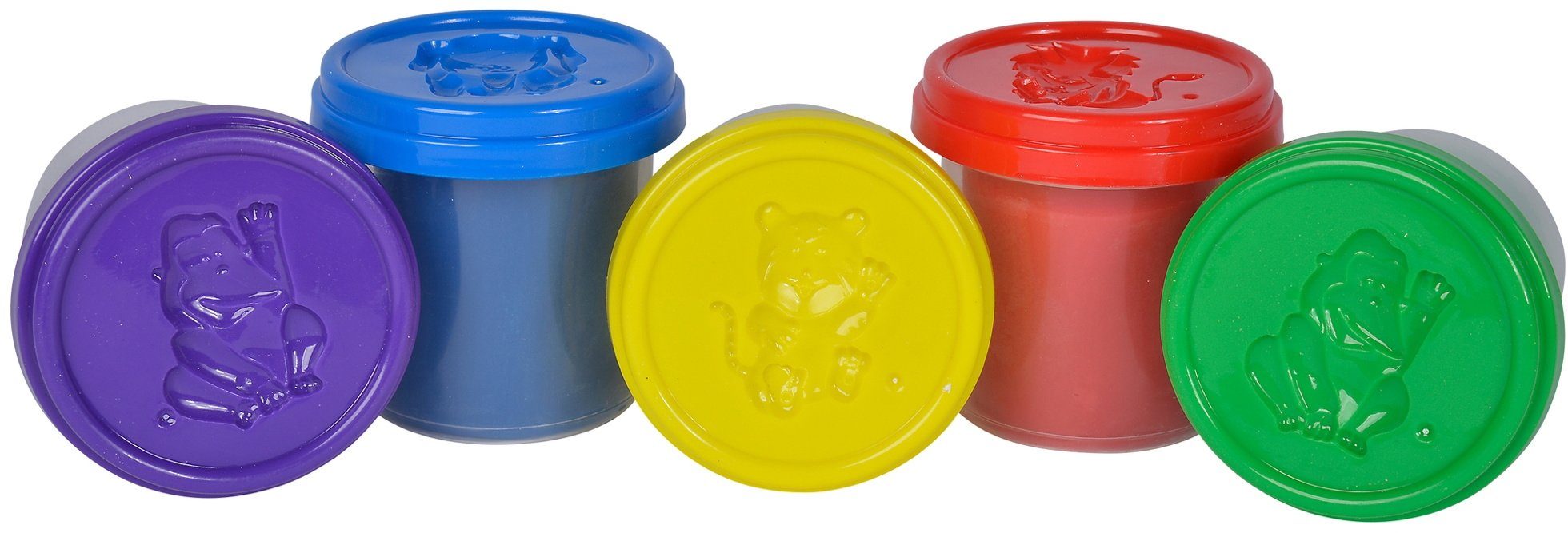 SIMBA Knete Kreativ Knete ART & FUN Softknete 4+1 x 140g Bonuspack 106322264