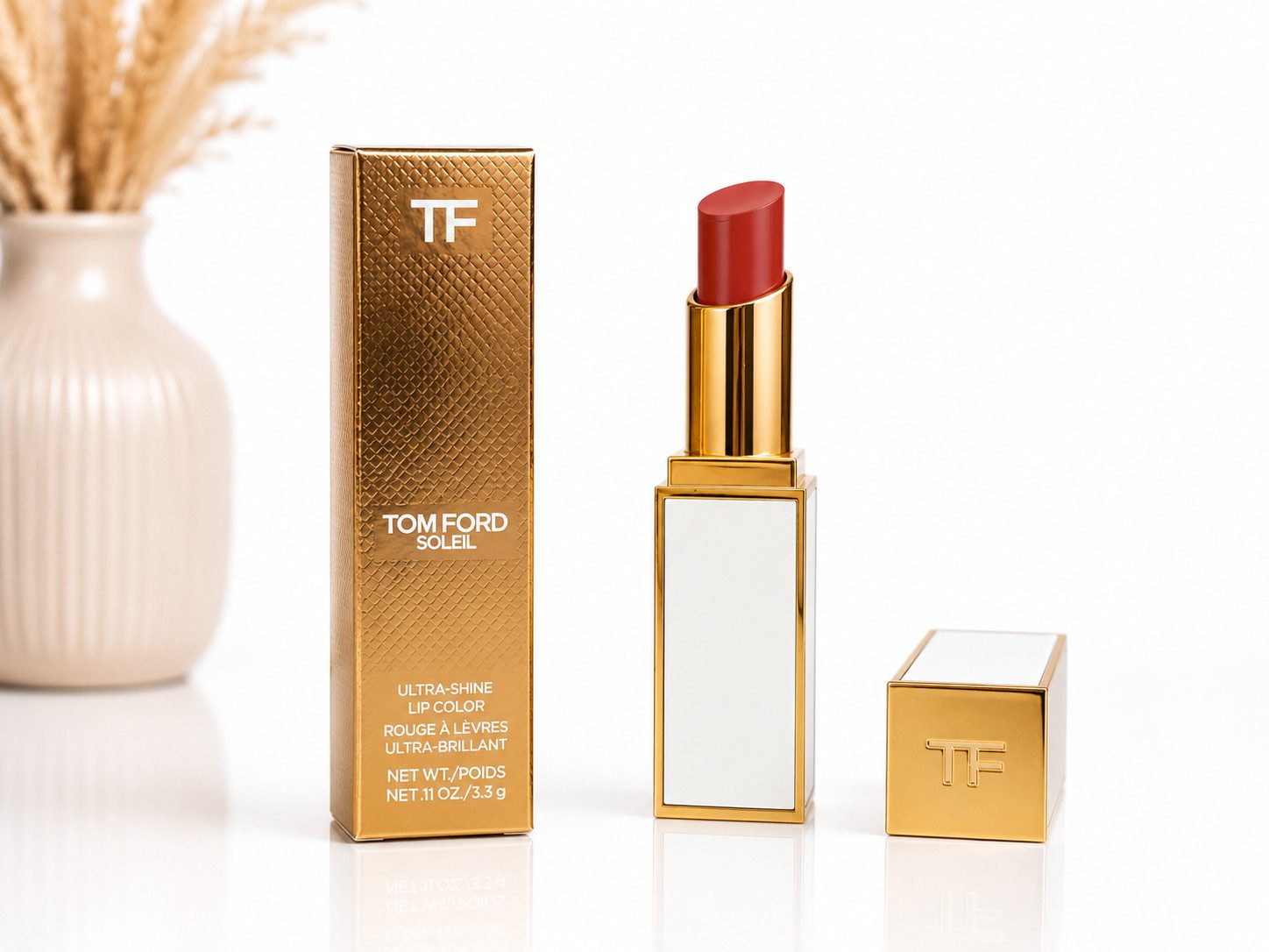 Tom Ford Soleil Ultra Shine Lip Color Ultra Brilliant 03 Nubile – Luxus, Finish: Glänzend / Ultra Brilliant