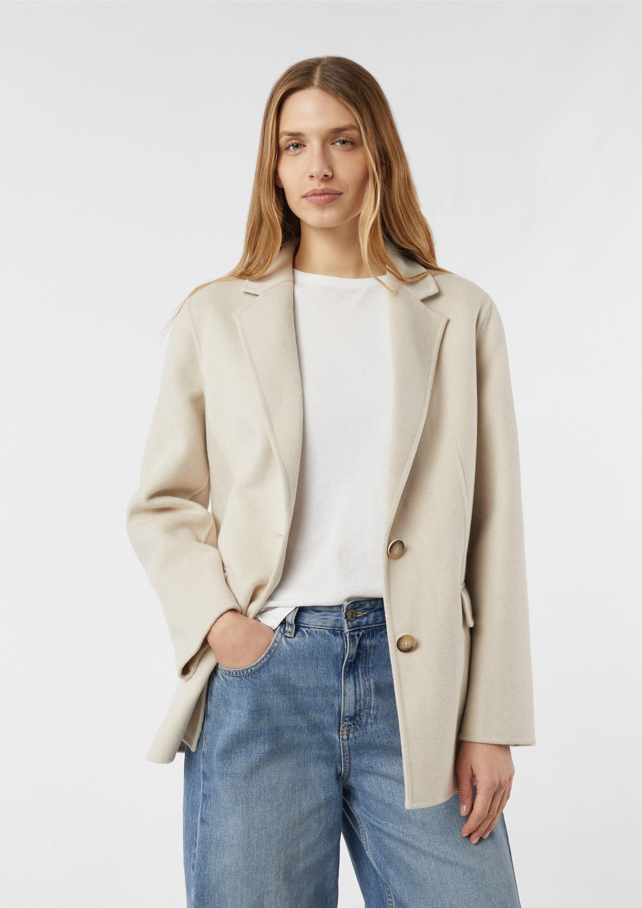 comma Funktionsjacke Outdoor-Jacke Lockerer Doubleface-Blazer