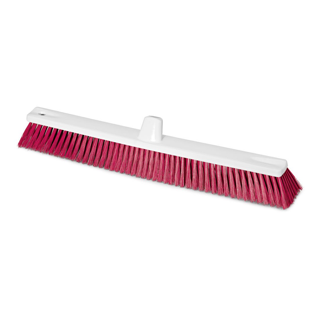 Nölle Staubbesen Grossflächenbesen Rot 600 mm Borste 0,25 mm 1 Stück, Besen Kehrbesen Reinigungsbesen Saalbesen Hygienebesen Bodenbesen