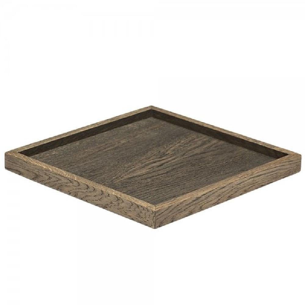 The oak men Tablett Tablett Square Eiche natur (22,5x22,5cm)