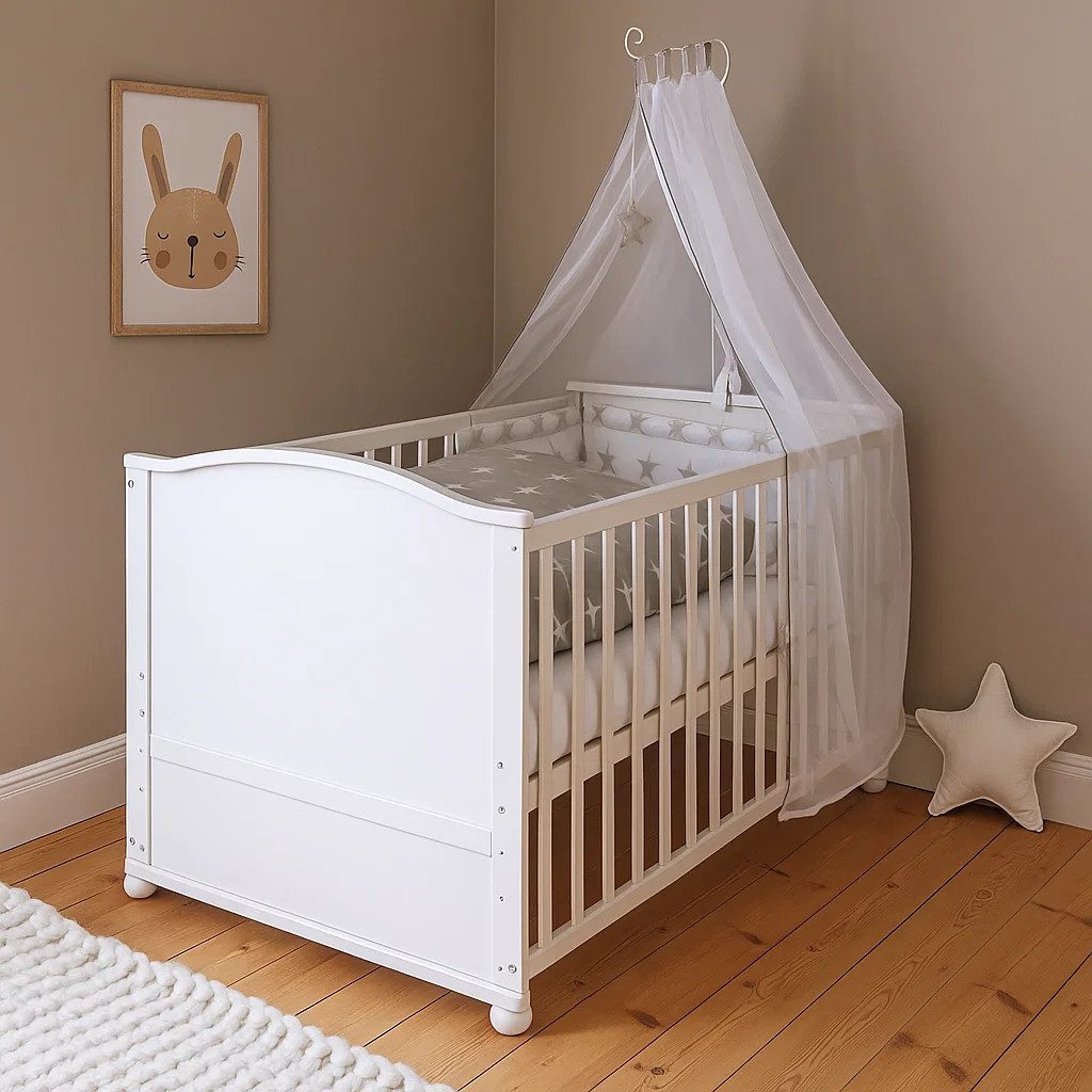 roba® Babybett Little Stars oder Fox & Bunny - niedliche Designs, inkl. Bet günstig online kaufen