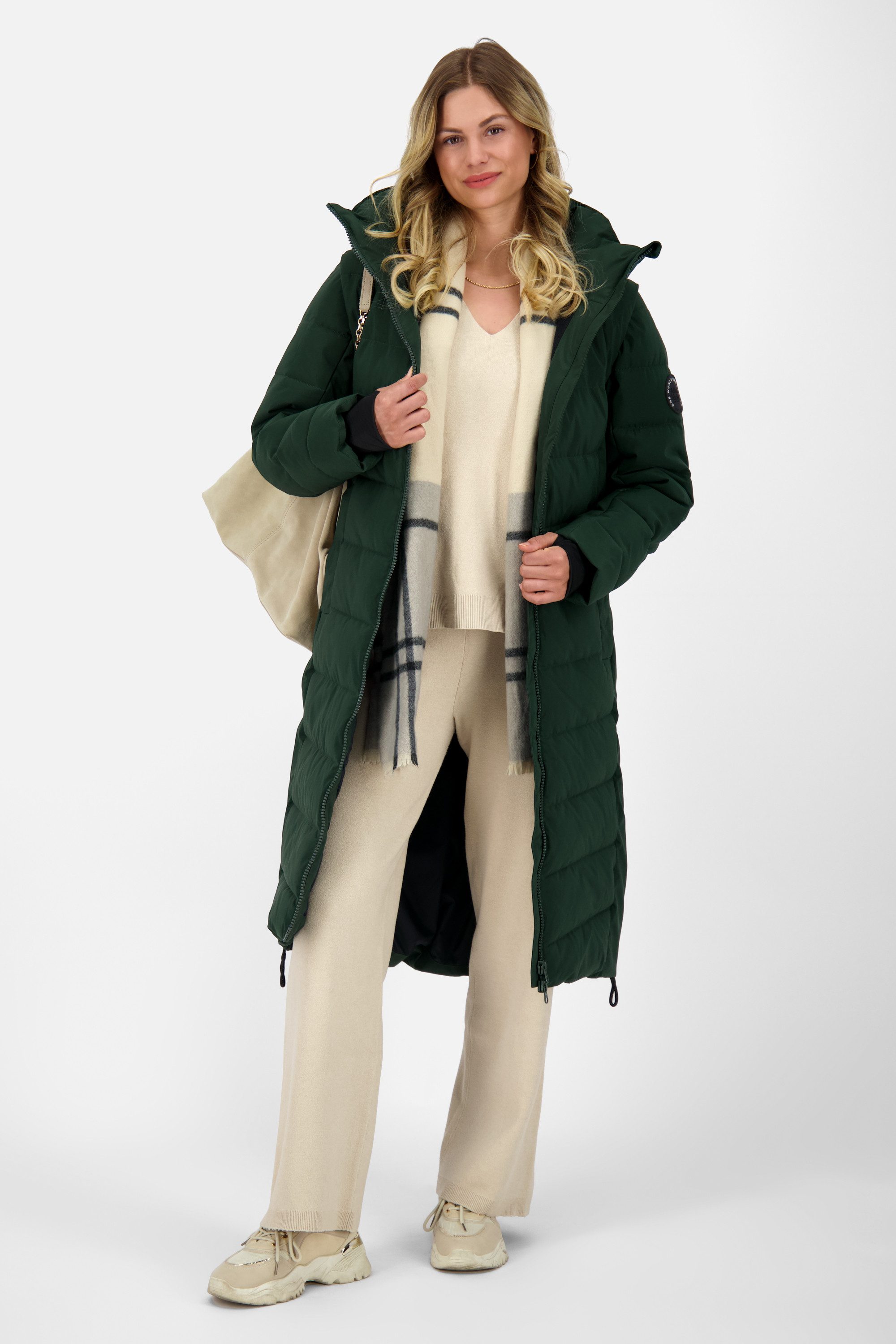 Alife & Kickin Steppjacke Nellie Steppjacke Pufferjacket Wintermantel mit Kapuze