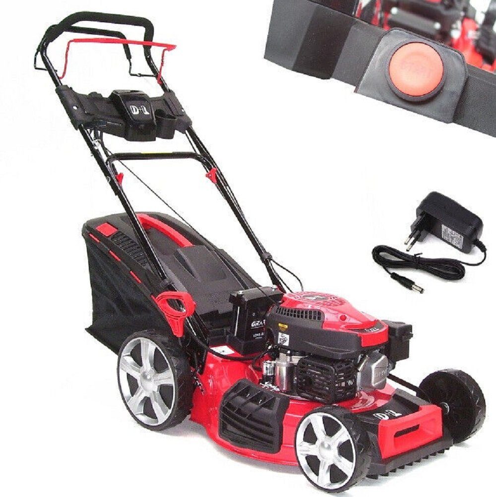 Apex Benzinrasenmäher Benzin Rasenmäher 51cm E-Start mit Rad-Antrieb Elektrostart 55828