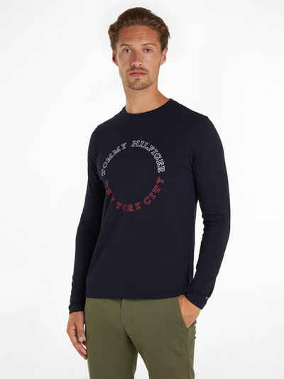 Tommy Hilfiger Langarmshirt MONOTYPE ROUNDLE LS TEE